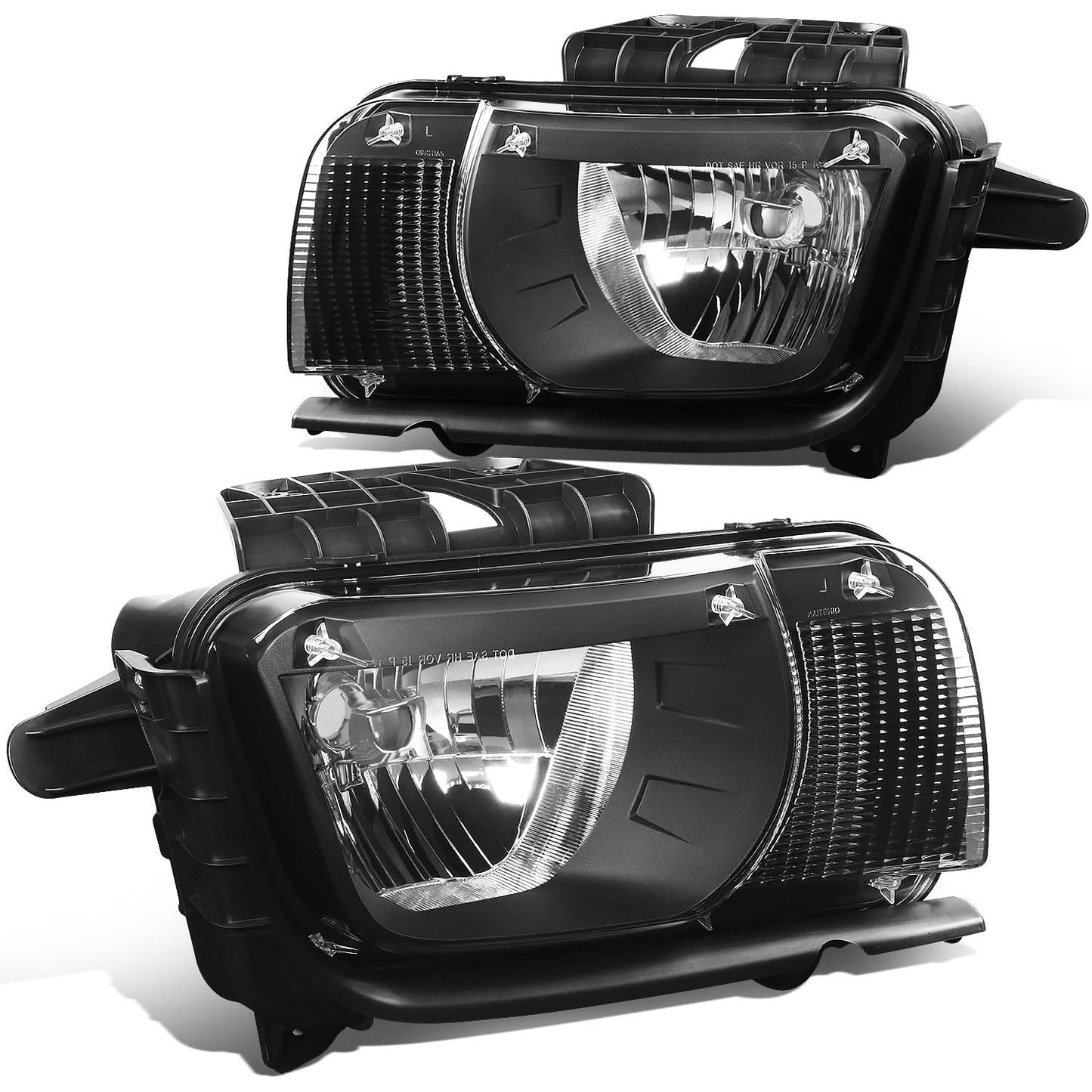 10-13 Chevrolet Camaro OE Style Black Housing Headlights