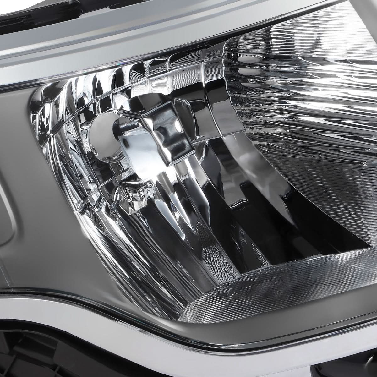 2013-2019 Ford Flex Black Housing Halogen Headlights