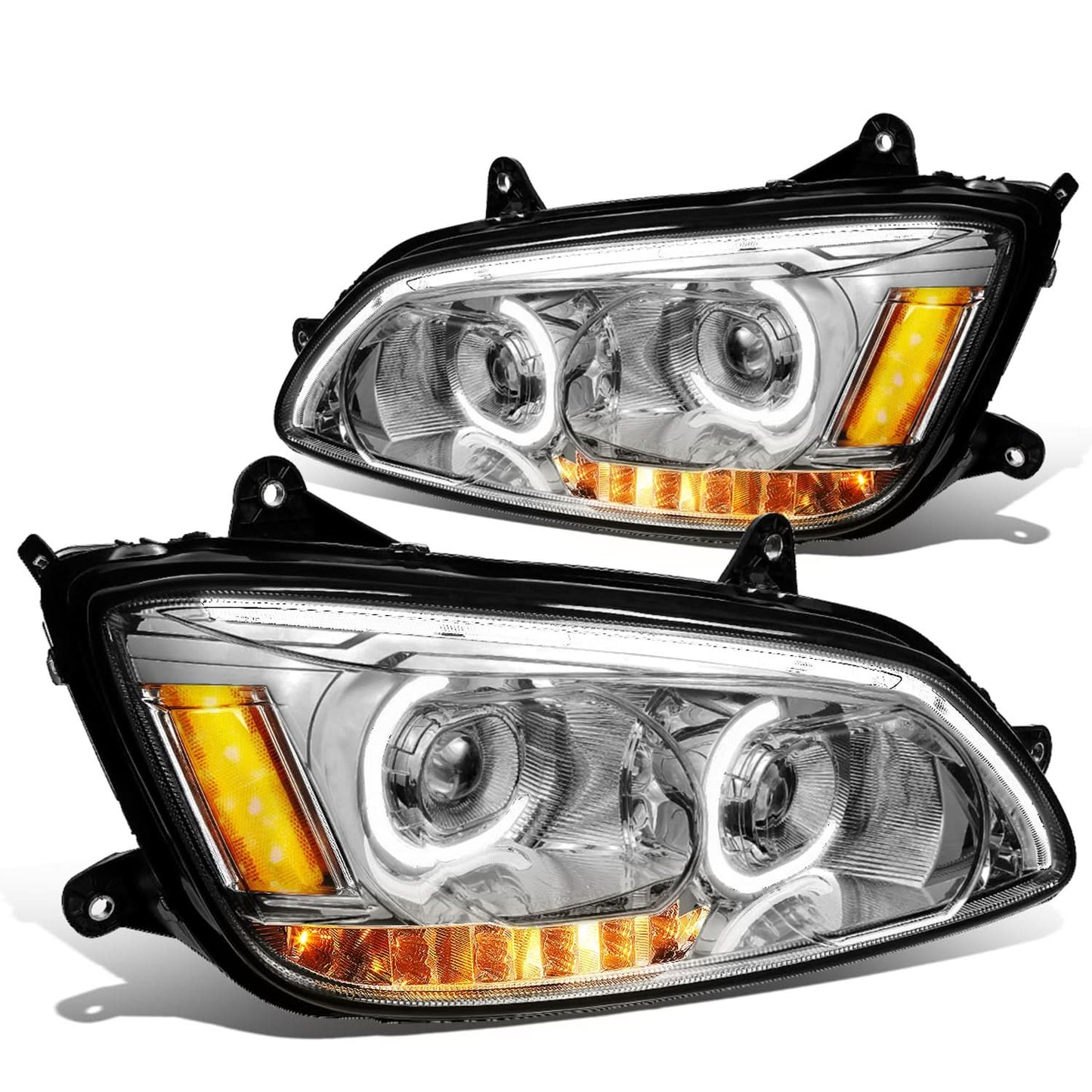 2008-2019 Kenworth T170/T270/T300/T370/T660/T700 LED Projector Headlights