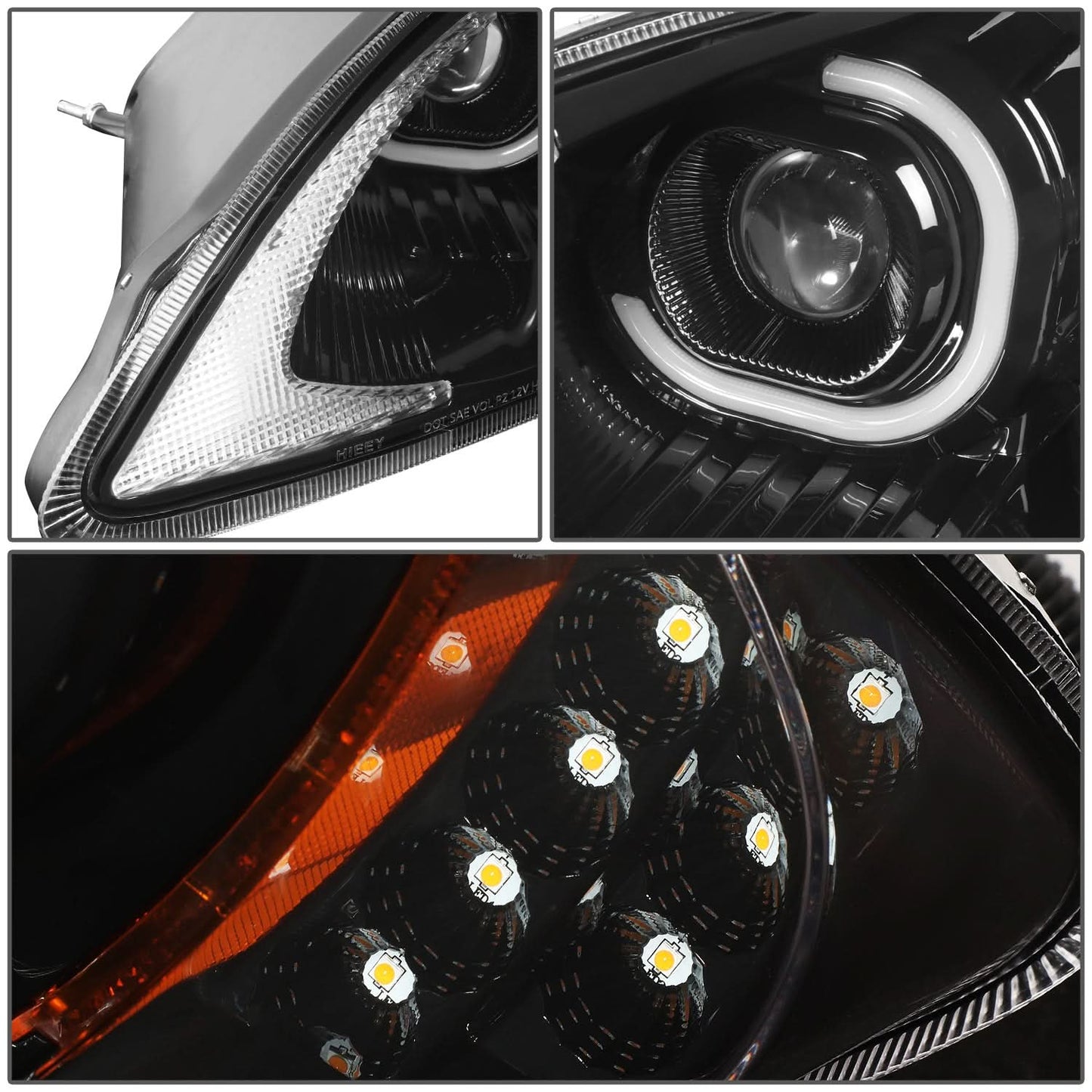 09-18 International Harvester ProStar Full LED Headlights - Black