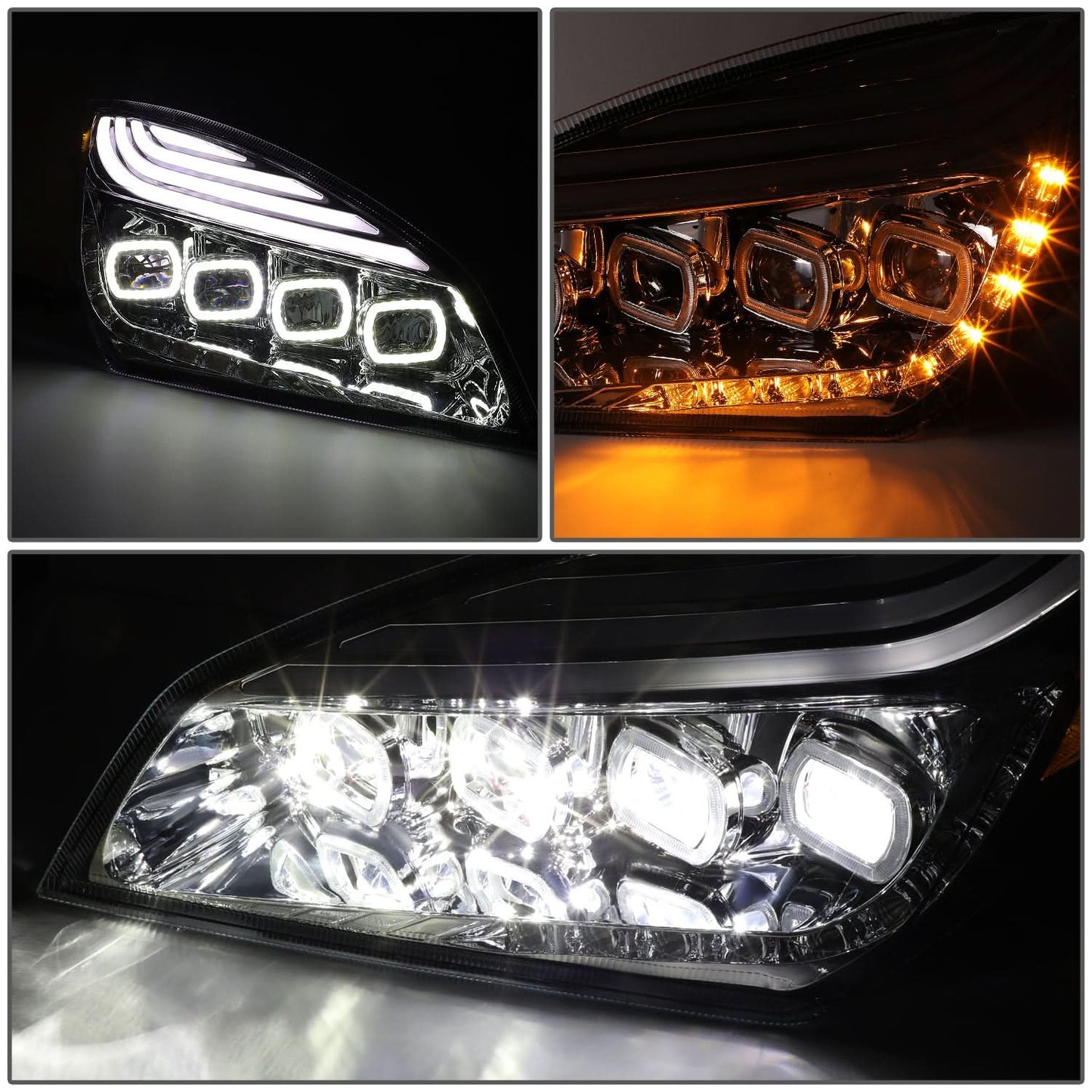 2018-2021 Freightliner Cascadia Chrome Headlights