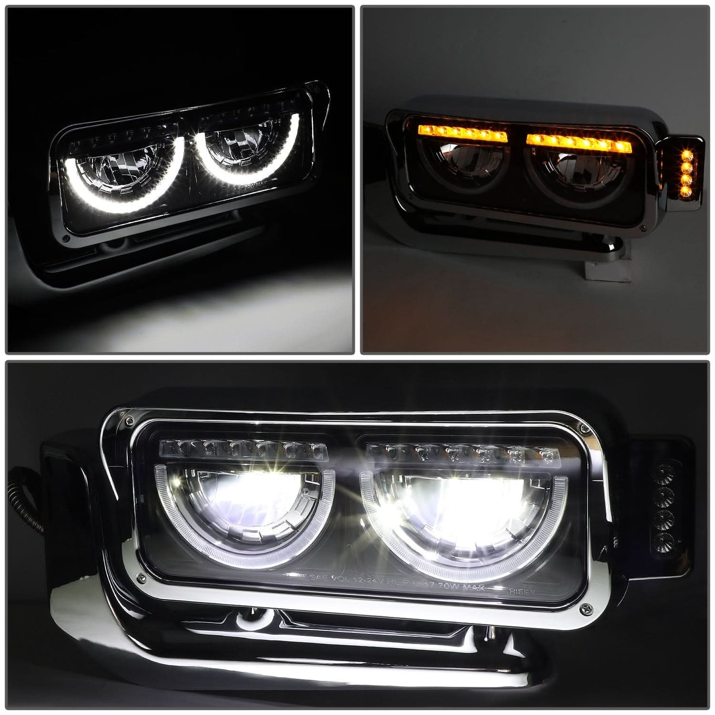 81-88 Peterbilt 359 / 87-07 Peterbilt 379 / 08-21 Peterbilt 389 Headlights