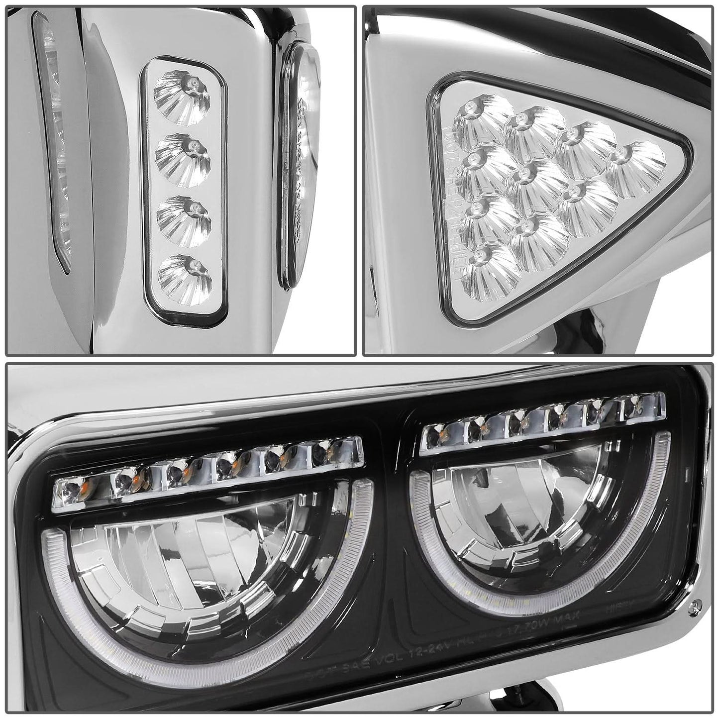 81-88 Peterbilt 359 / 87-07 Peterbilt 379 / 08-21 Peterbilt 389 Headlights