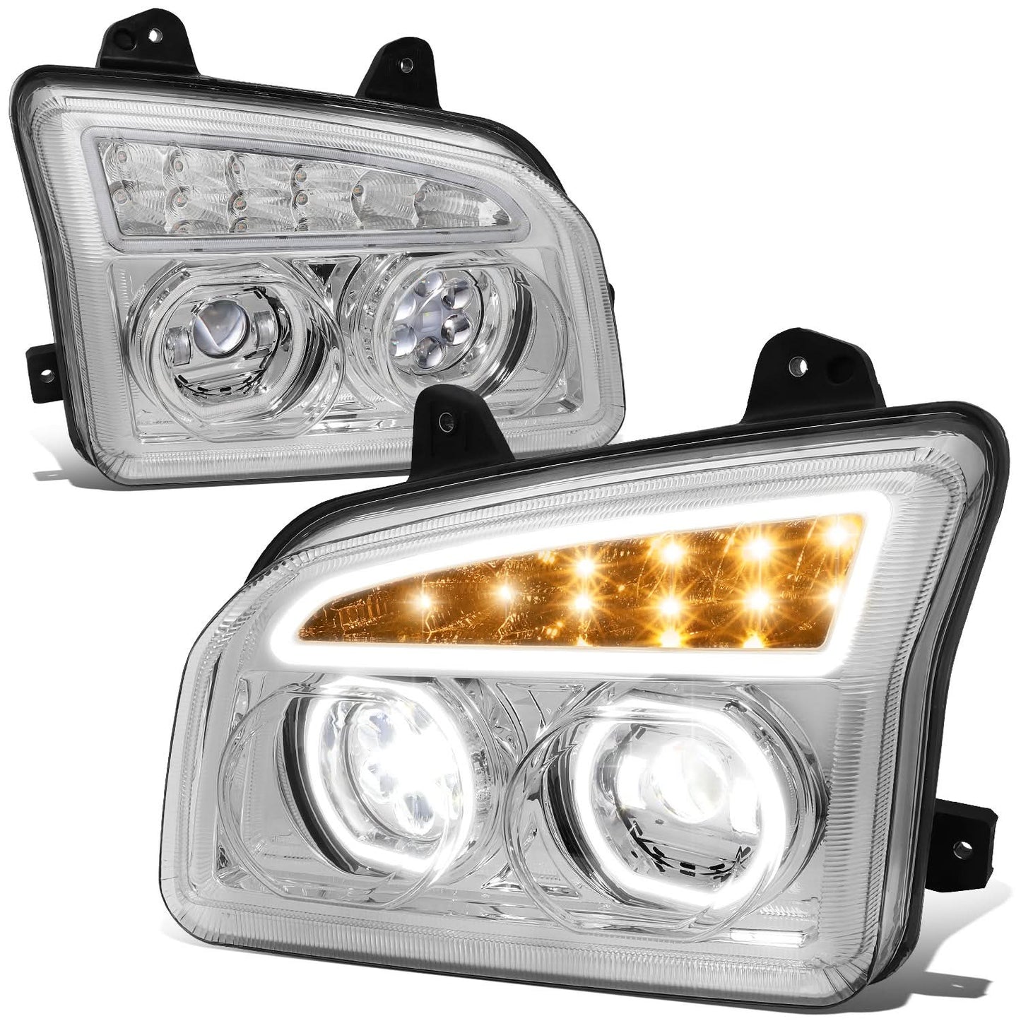 2019-2022 Kenworth T880 Chrome Headlights