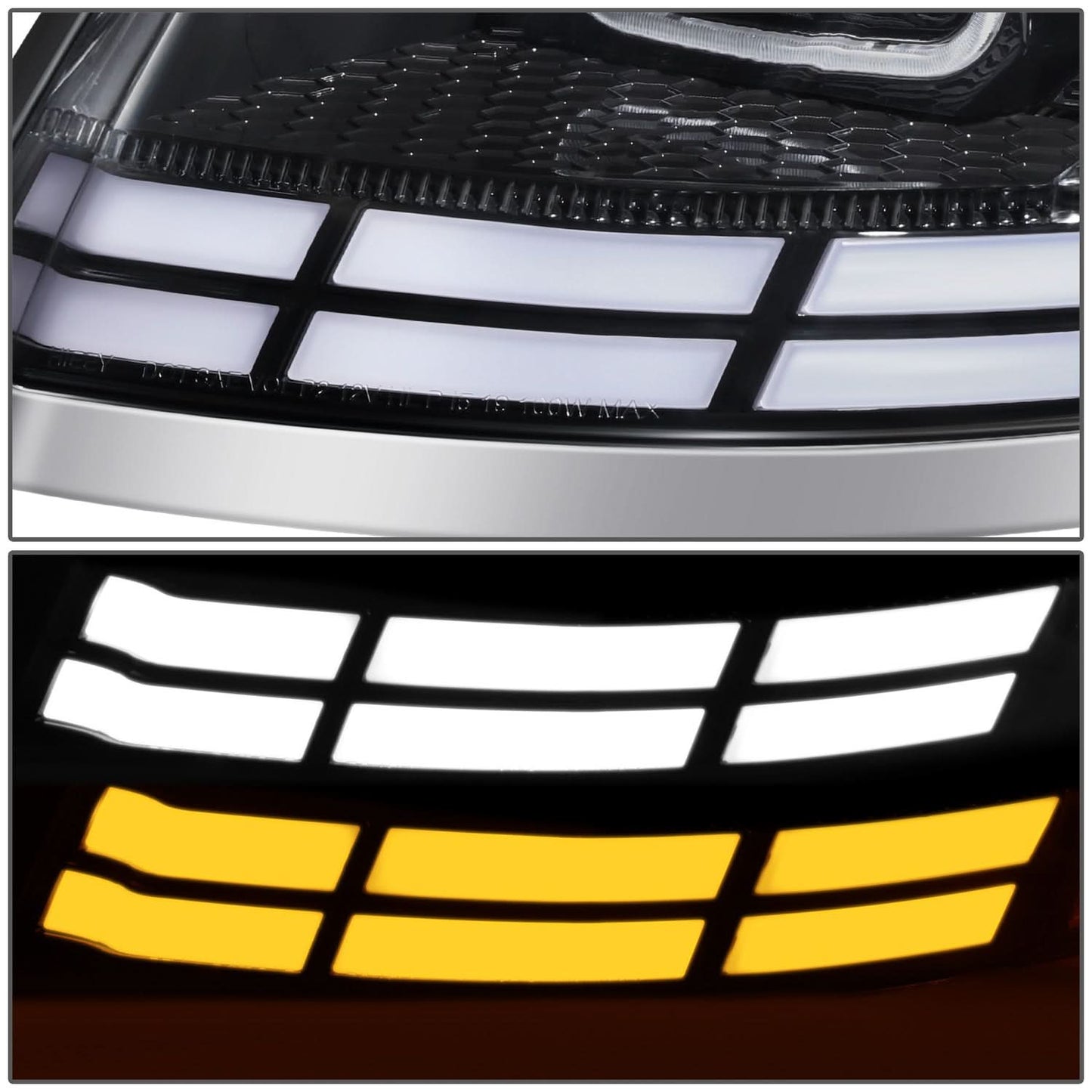 04-18 Volvo VN VNL LED RGB DRL Sequential Turn Signal Headlights