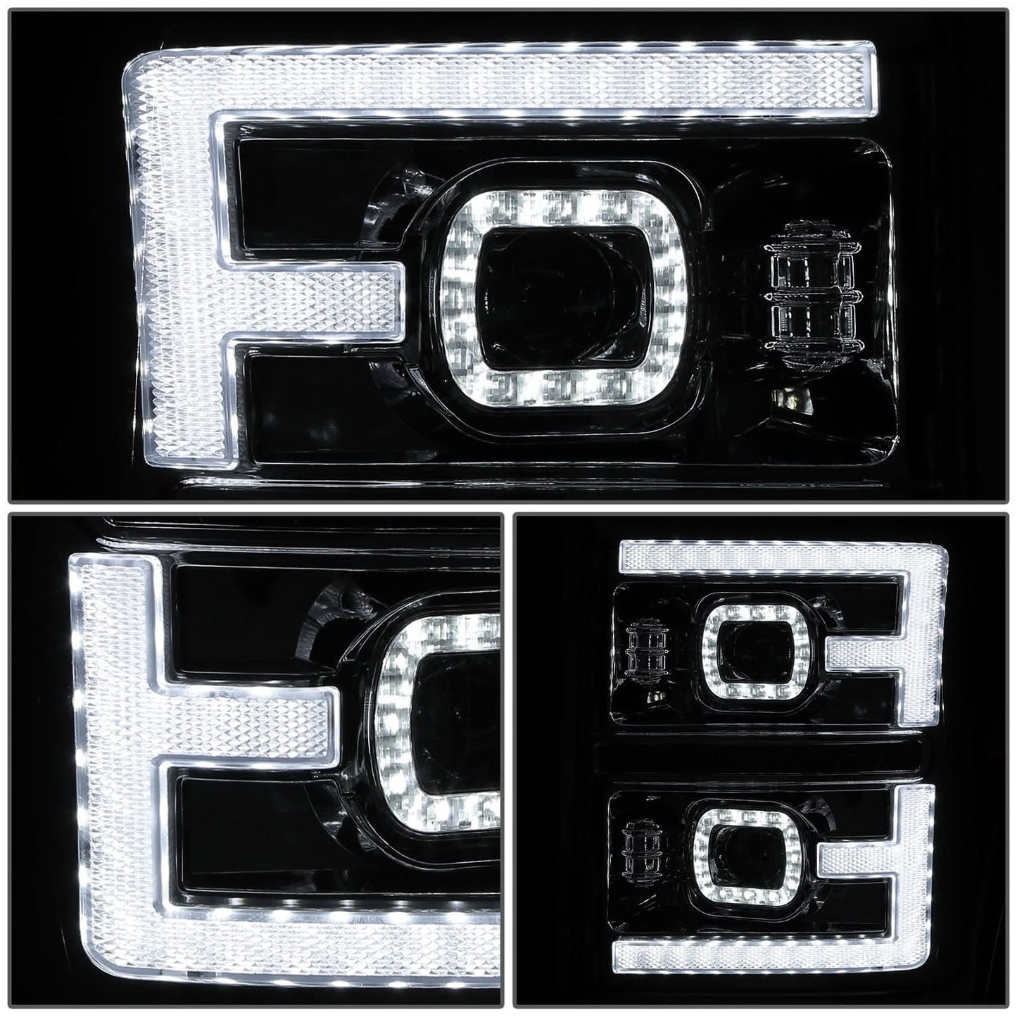 2011-2016 Ford F-250/F-350/F-450/F-550 Super Duty Sequential LED Headlights