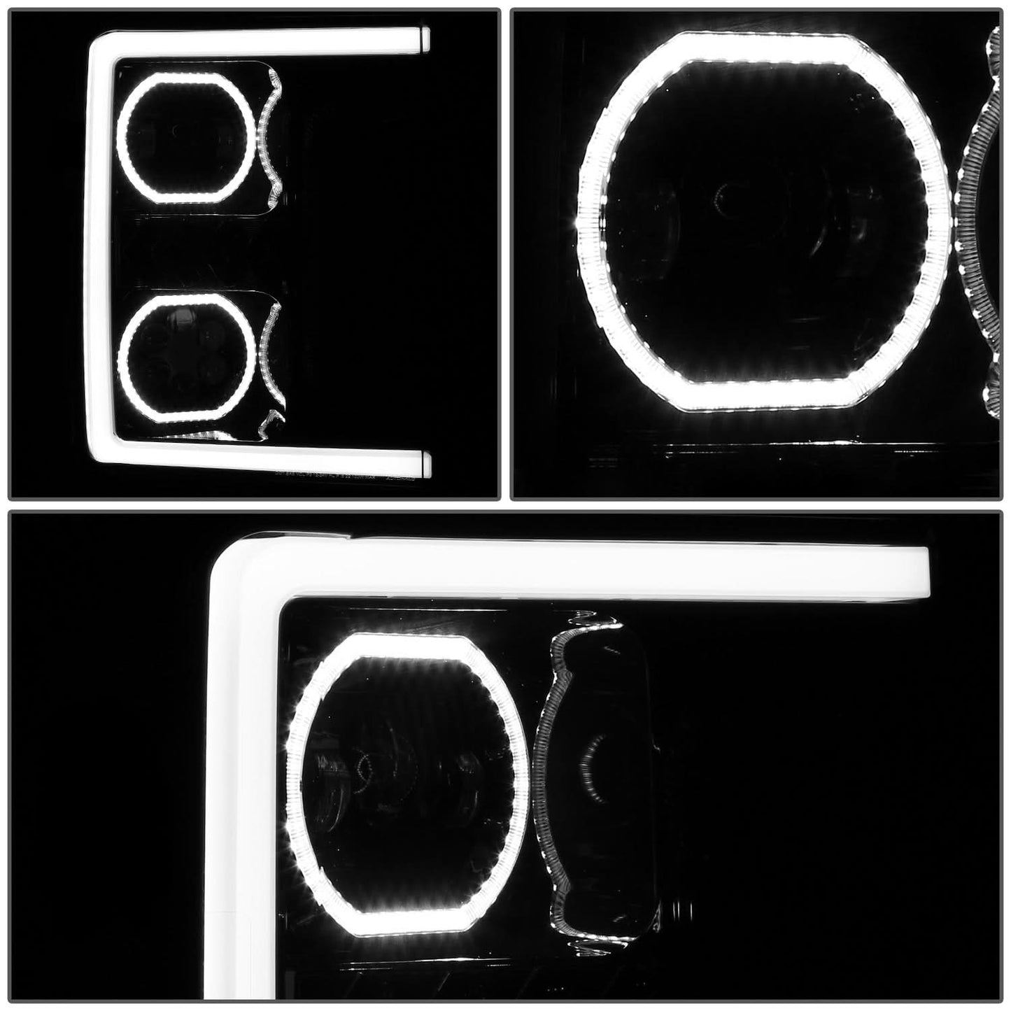 2017-2019 Ford F-250/F-350/F-450 Super Duty 3D Light Bar Headlights
