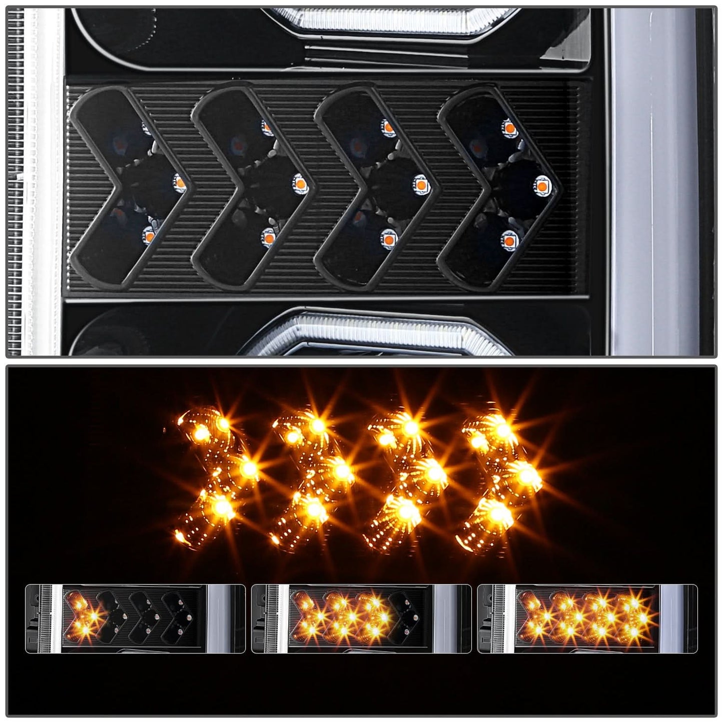 2017-2019 Ford F-250/F-350/F-450 Super Duty 3D Light Bar Headlights
