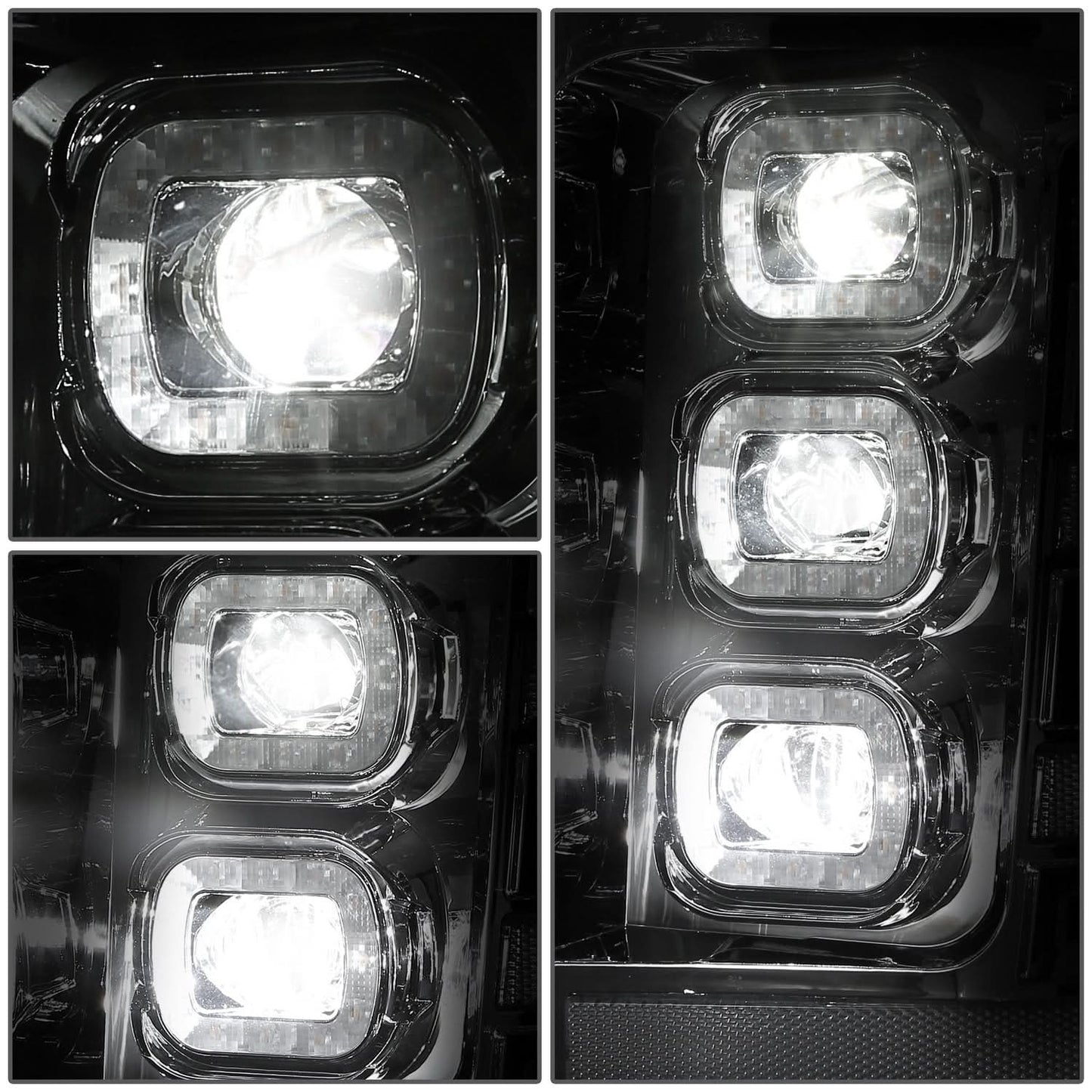 11-16 Ford F-250/F-350/F-450 Super Duty 3D Light Bar Headlights