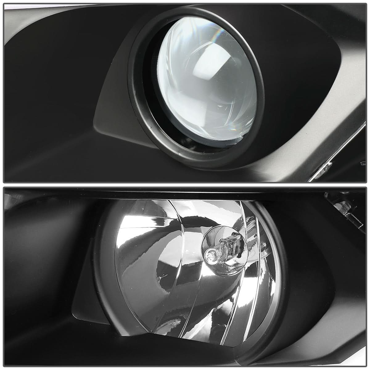 07-13 Chevrolet Silverado LED DRL Headlights - Black Housing