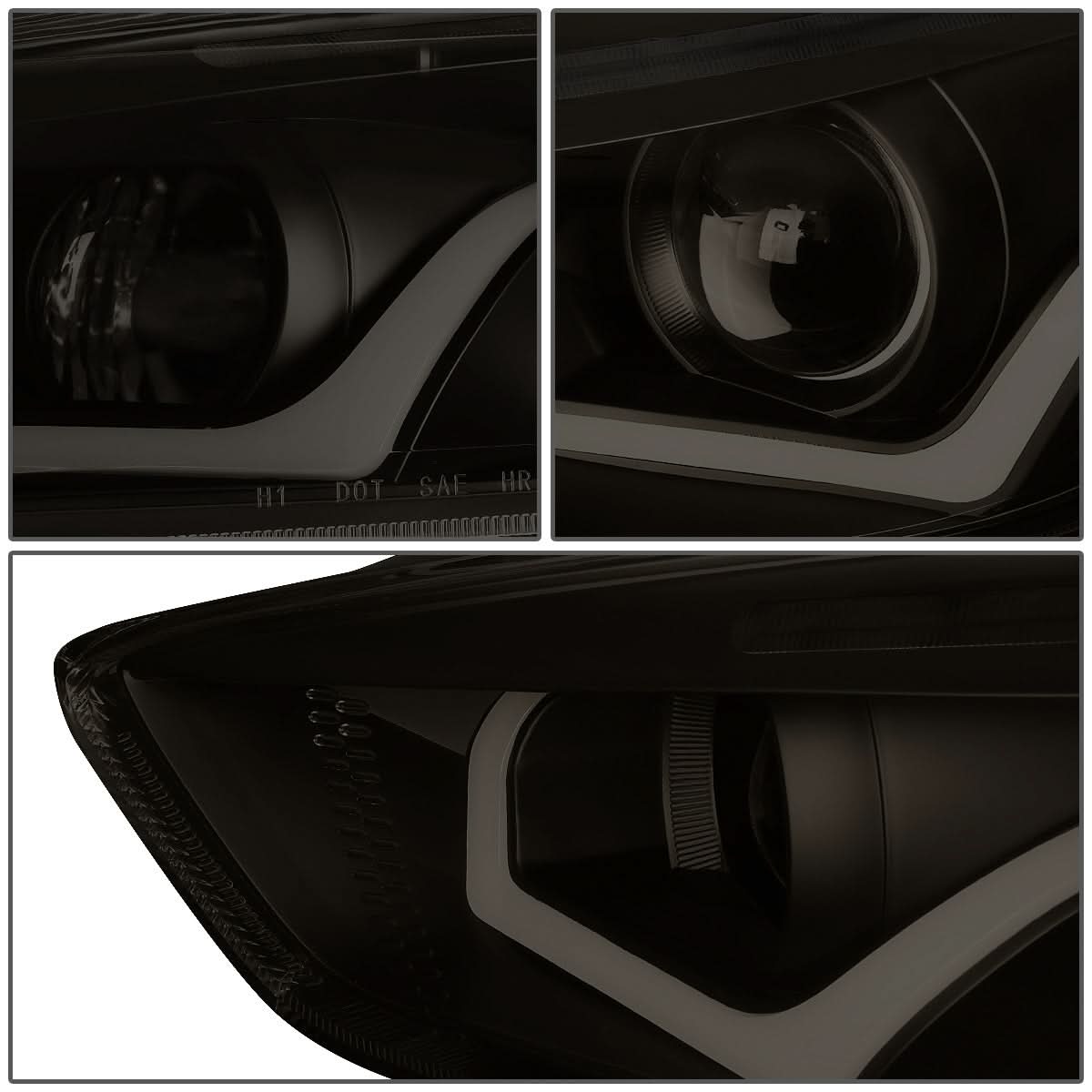 2015-2017 Ford Focus LED Dual Halo Projector Headlights