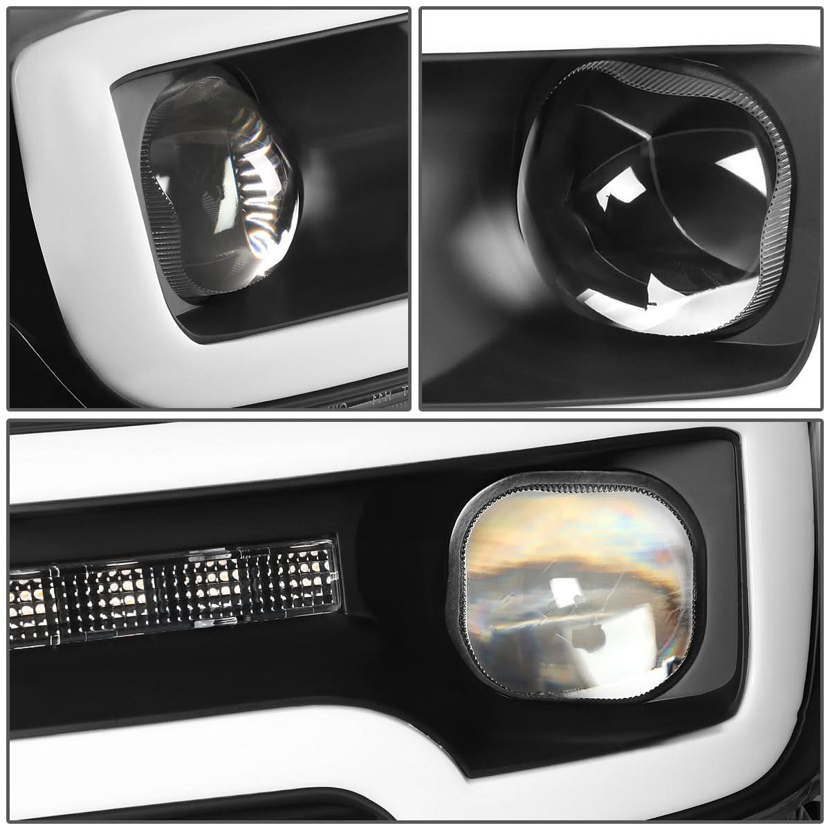 2016-2020 Toyota Tacoma Sequential LED DRL Projector Headlights