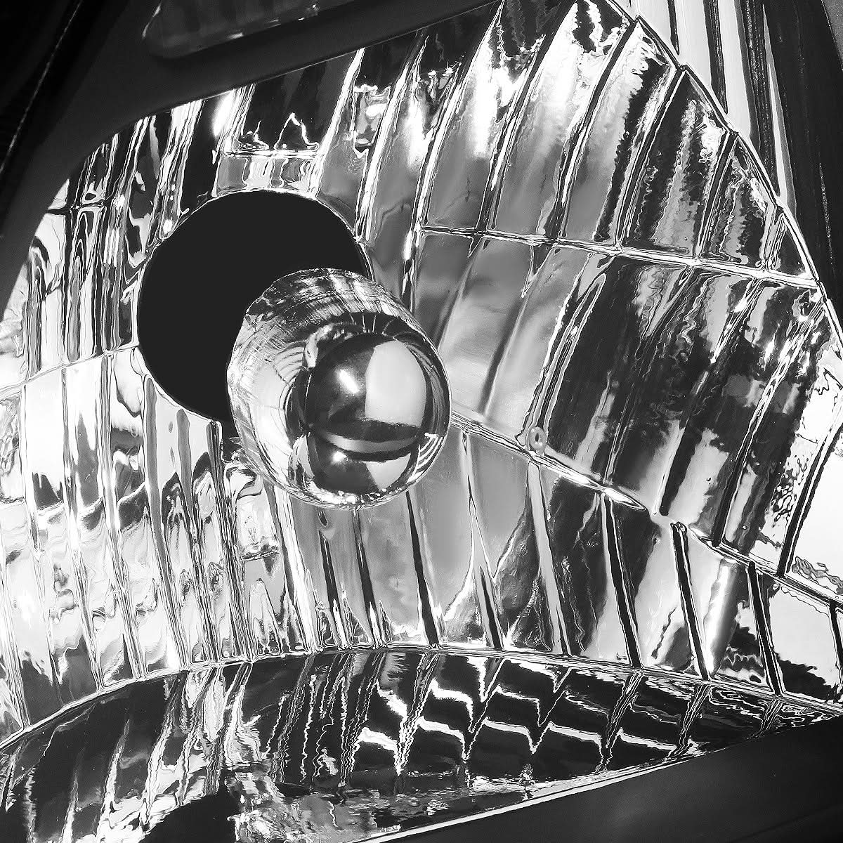 2006-2008 Kia Rio Black Housing Clear Corner Headlights