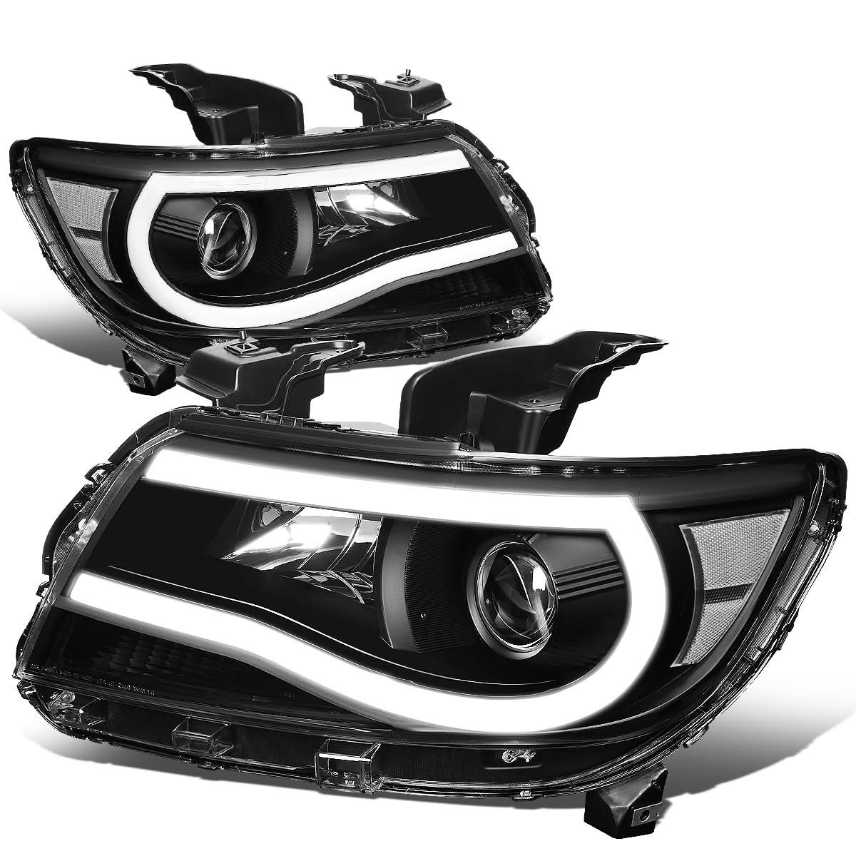 15-20 Chevy Colorado Full LED U-Tube DRL Projector Headlights