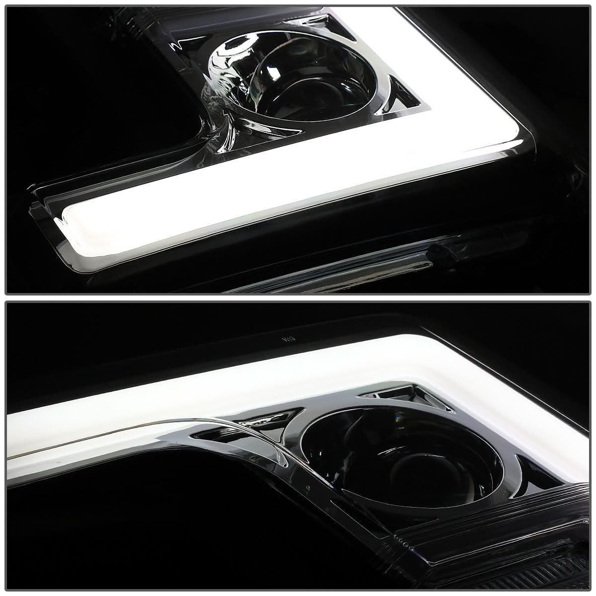 2017-2019 Ford F-250 F-350 F-450 F-550 Super Duty 3D LED DRL Projector Headlights