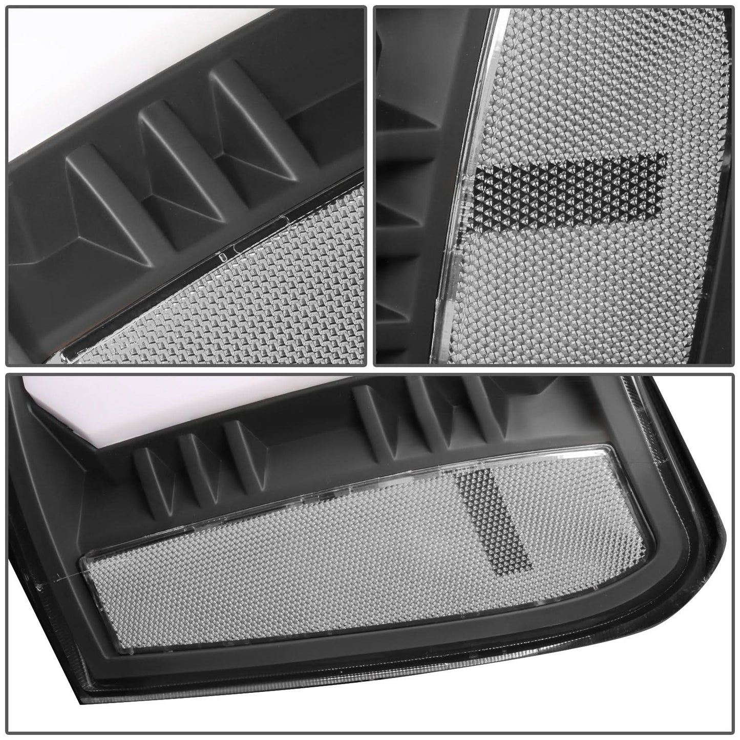 2007-2014 GMC Sierra C-Bar LED DRL Sequential Headlights Black