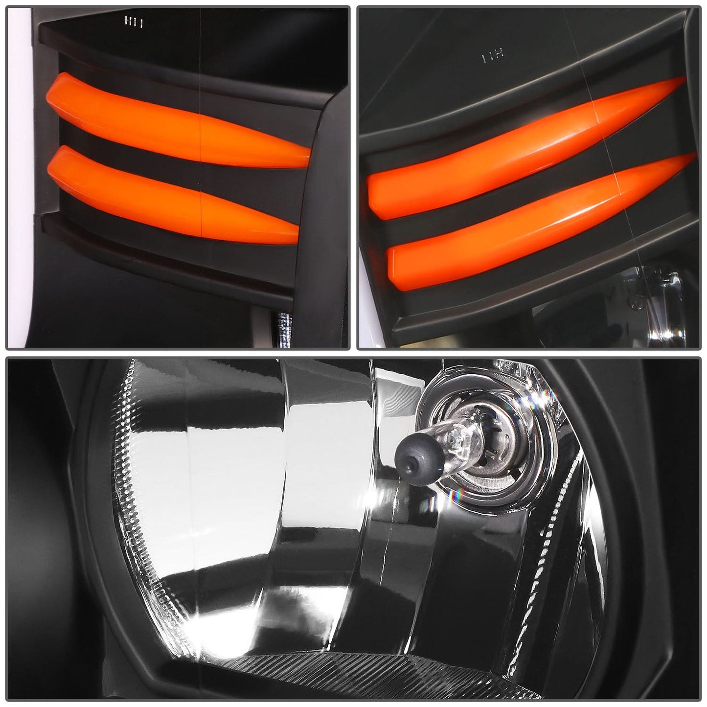 2018-2021 Ford F-150 C-Bar LED DRL Sequential Headlights Black