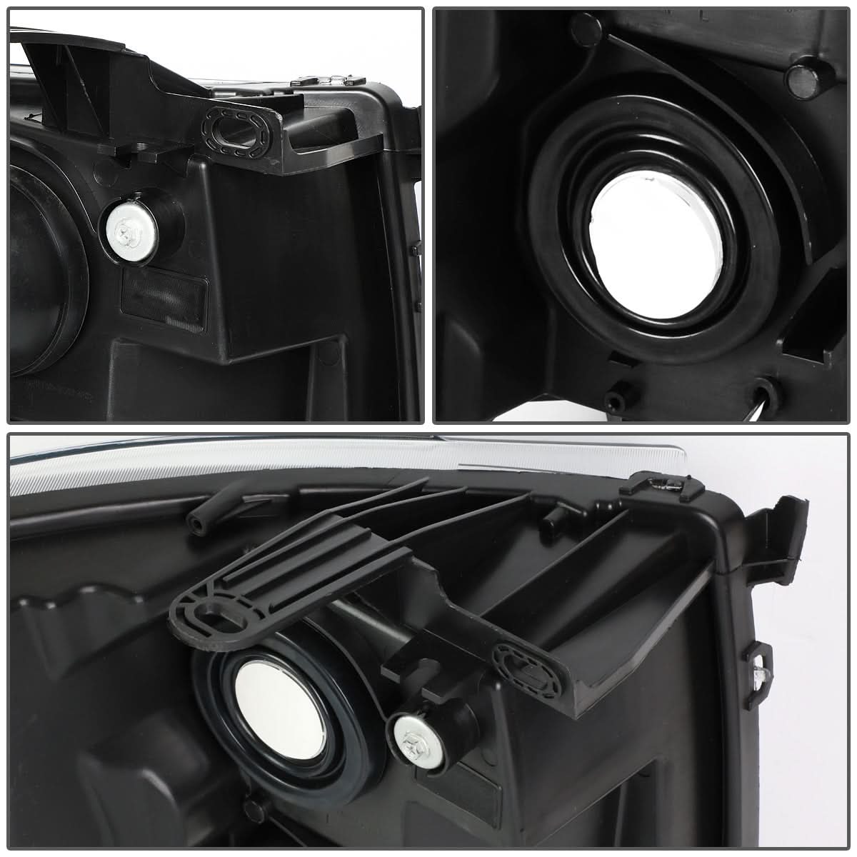 07-14 Chevrolet Silverado LED Reflector Headlights Chrome Housing
