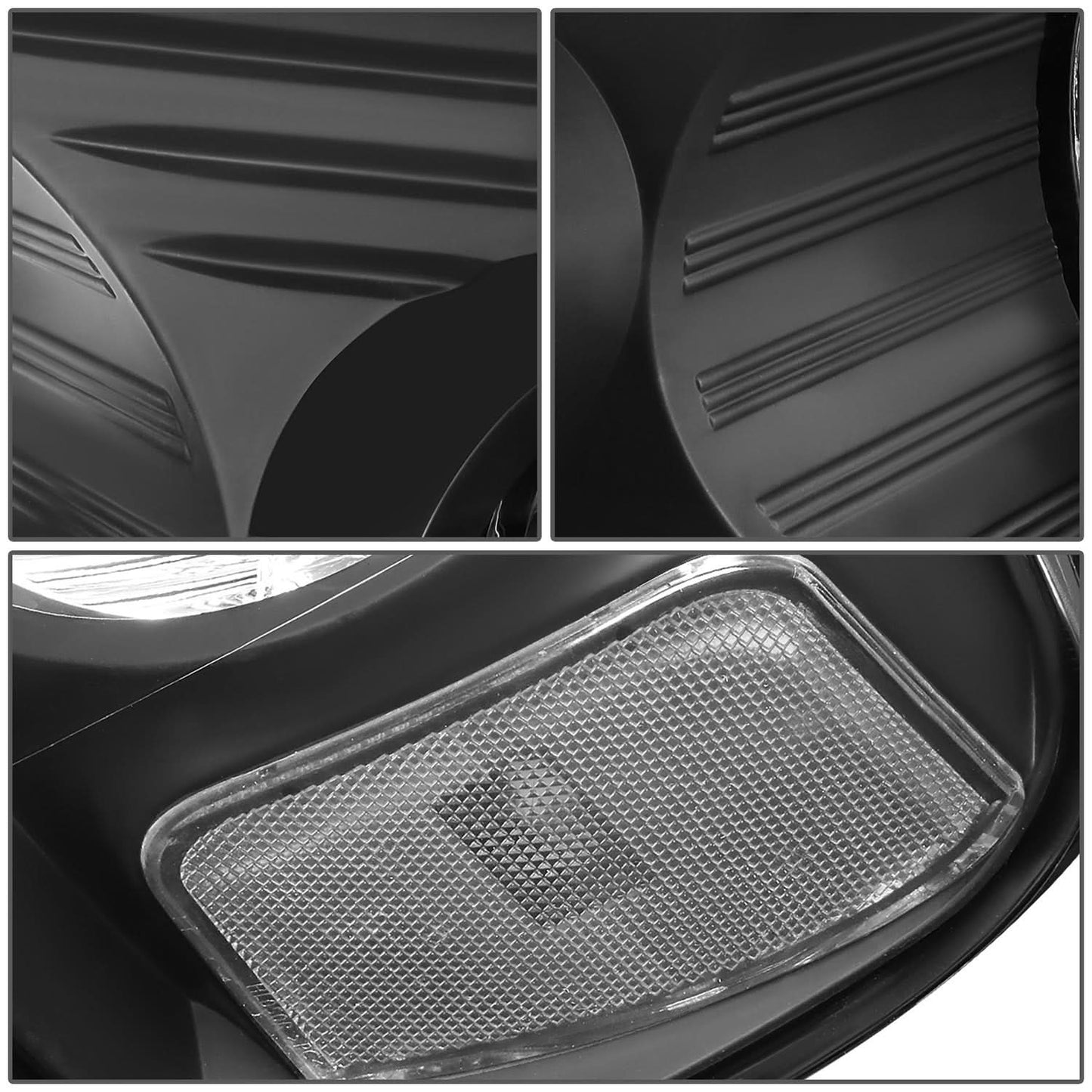 04-08 Ford F-150 / 06-08 Lincoln Mark LT LED DRL Headlights - Black