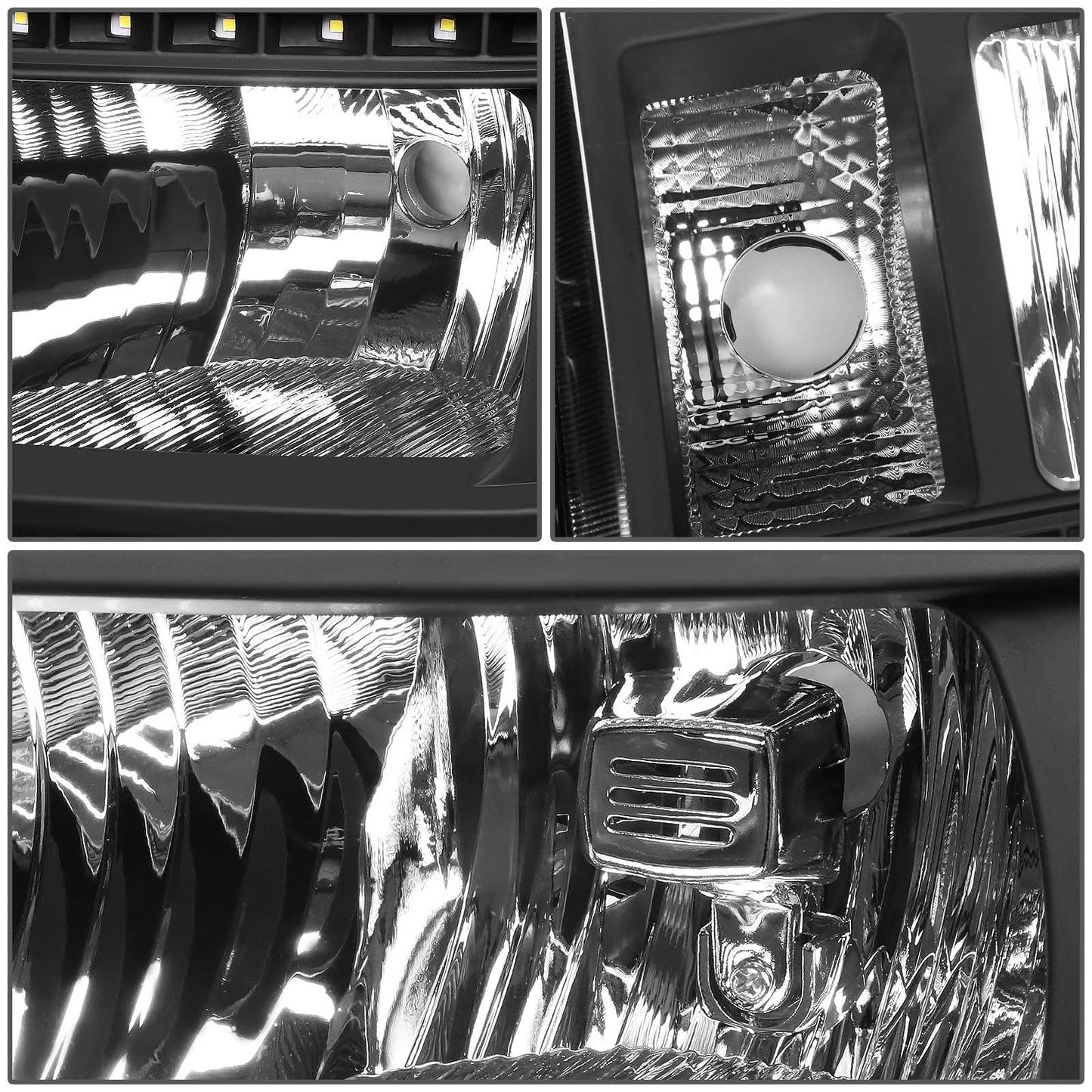 07-13 GMC Sierra 1500 / 07-14 Sierra 2500 3500 LED DRL Headlights