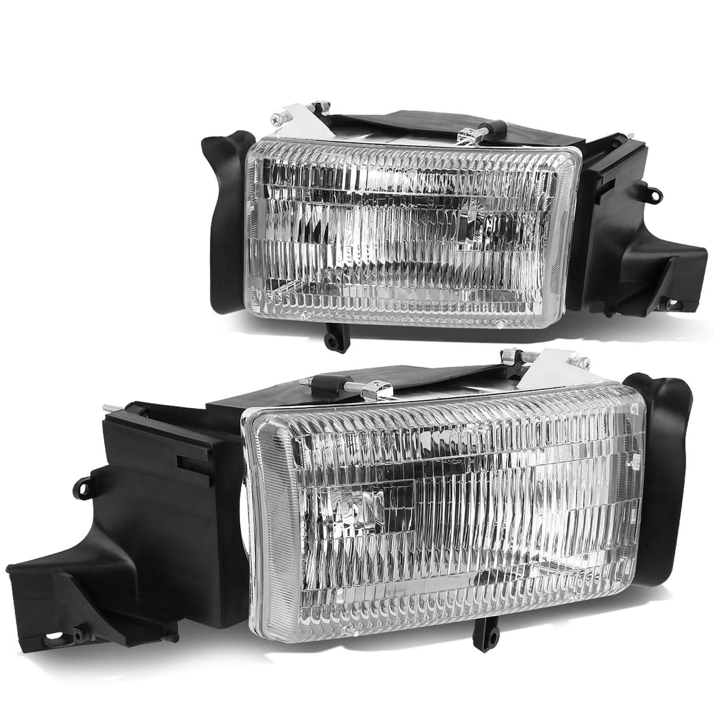 94-02 Dodge Ram OEM Style Chrome Housing Headlights - 2PC