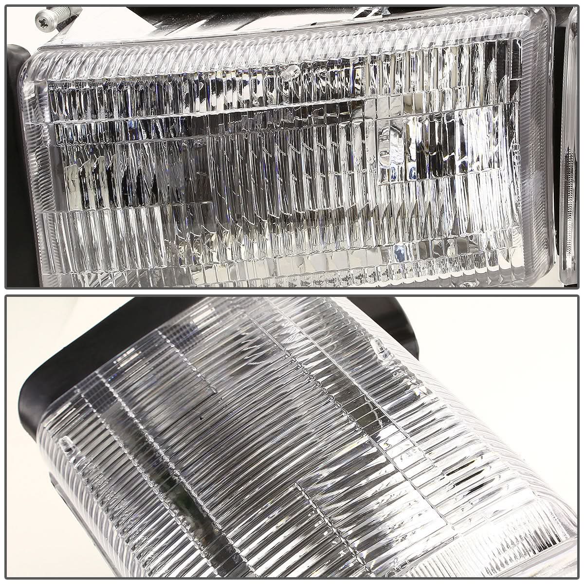 94-02 Dodge Ram OEM Style Right Headlight - Chrome Housing