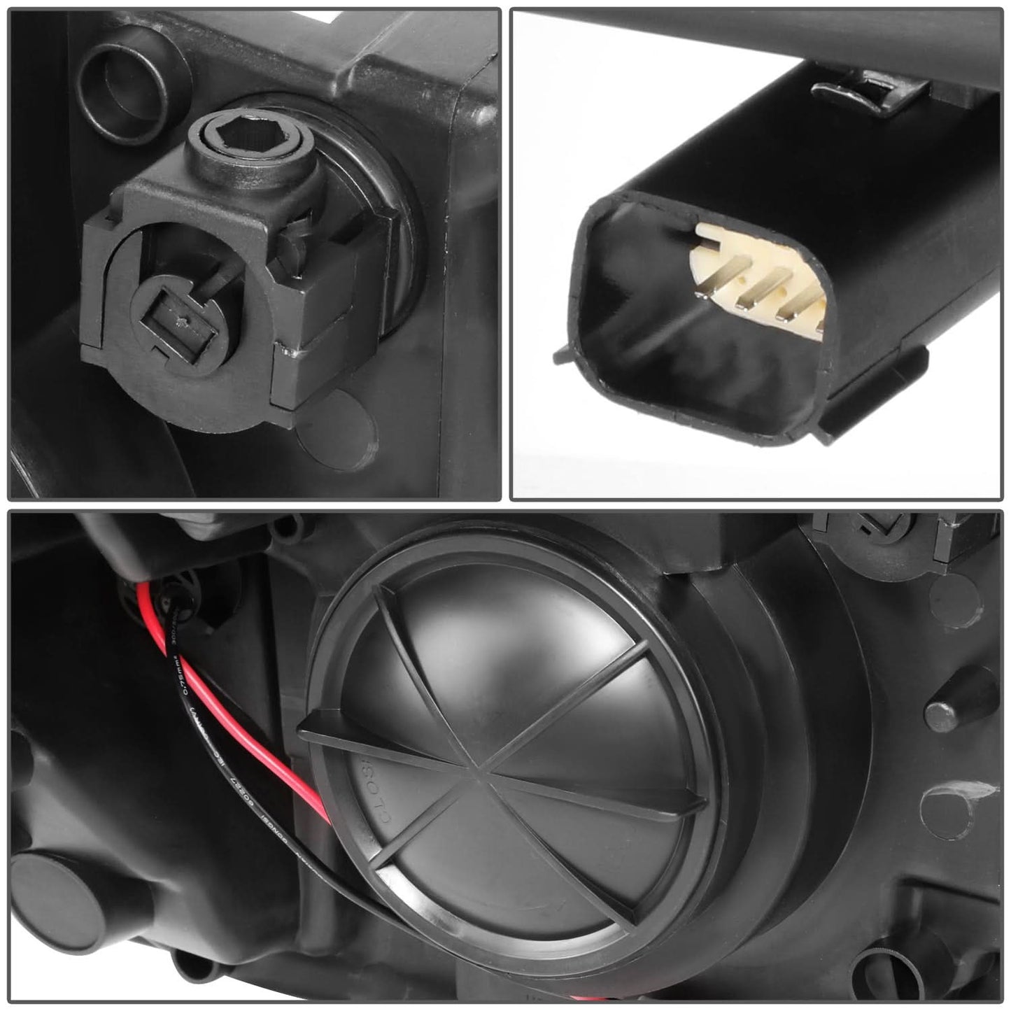 2015-2019 Chevrolet Impala OEM Style Projector Headlights Black