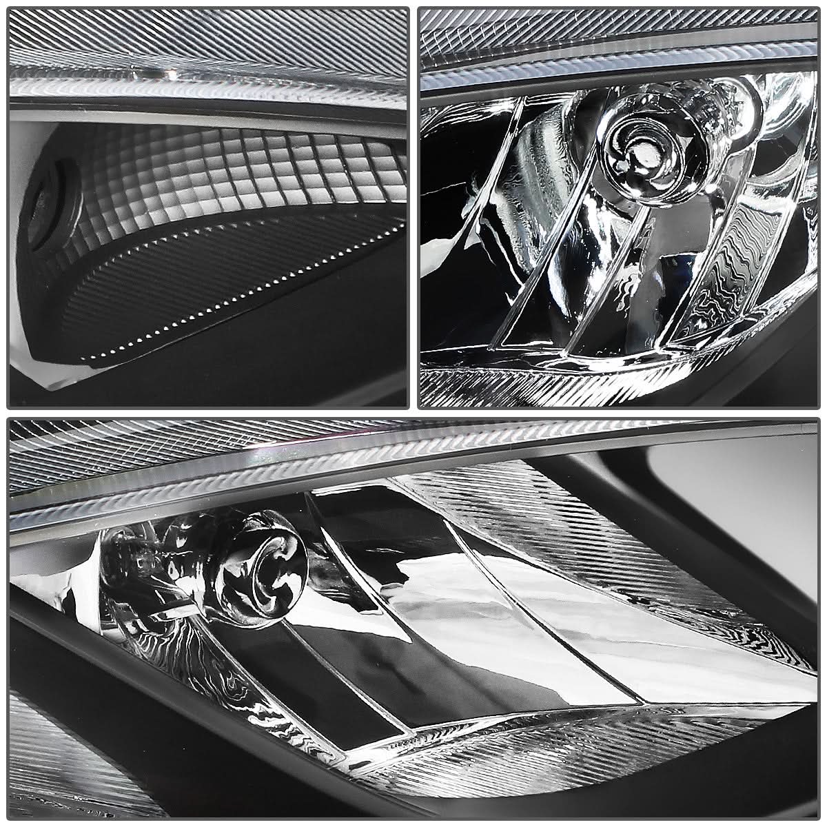 2017-2020 Chrysler Pacifica Black Housing Headlights w/ Clear Corner