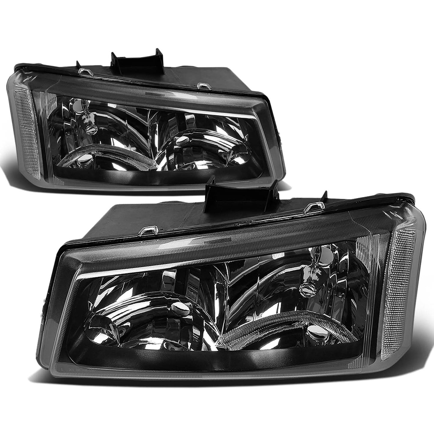 03-06 Chevrolet Silverado/Avalanche Black Housing Headlights 2PC
