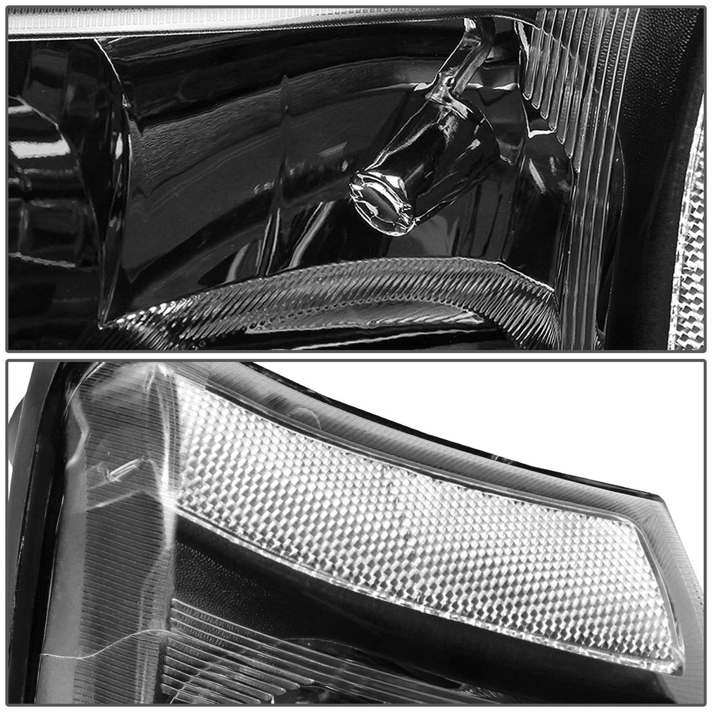 03-06 Chevrolet Silverado/Avalanche Black Housing Headlights 2PC