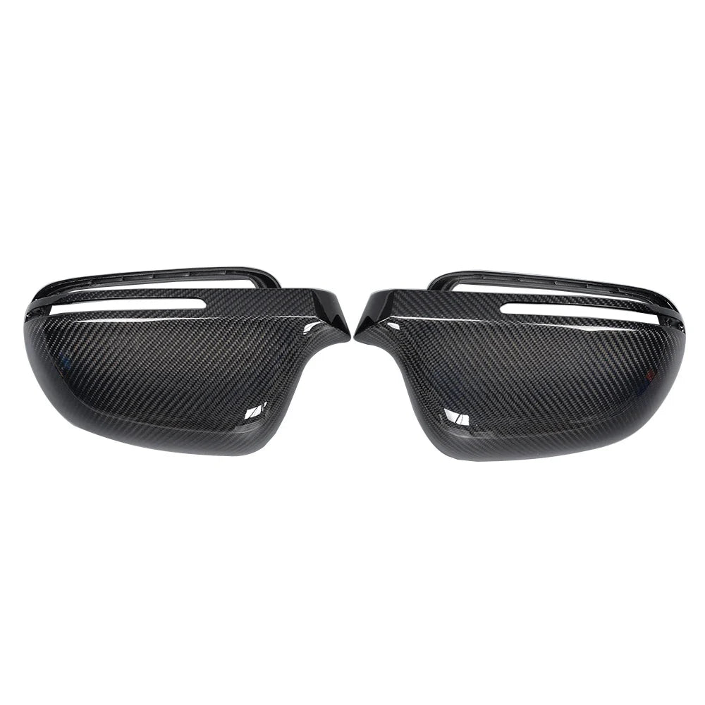 Audi A4 B8 / S4 / RS4 Carbon Fiber Door Mirror Cap Housings 2007 - 2015