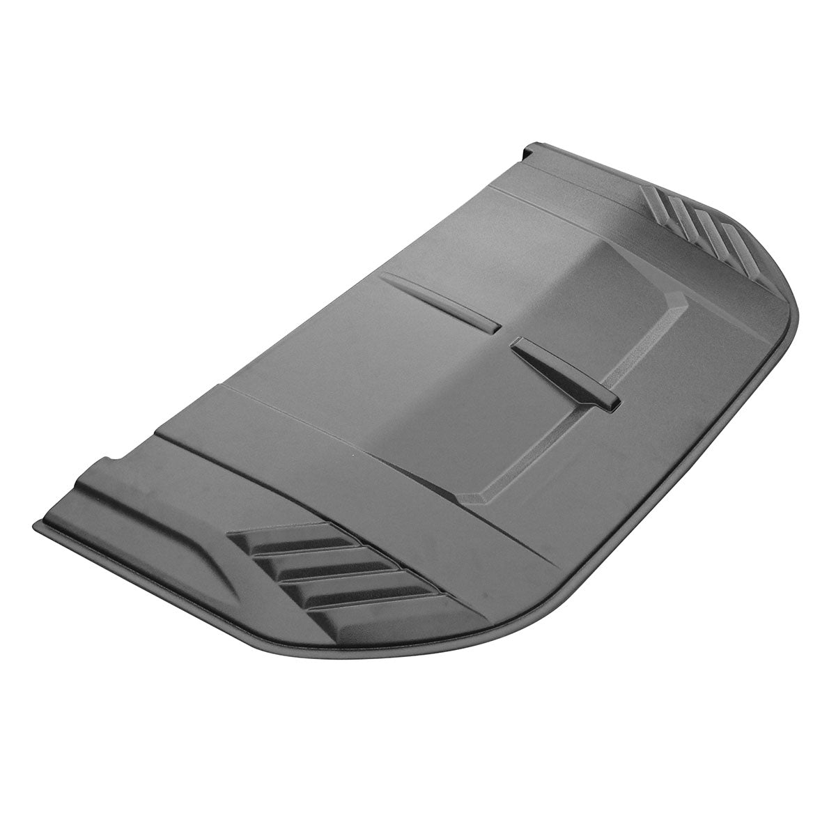 2021-2025 Ford Bronco Sanded Black Front Hood Bonnet Cover Trim ABS