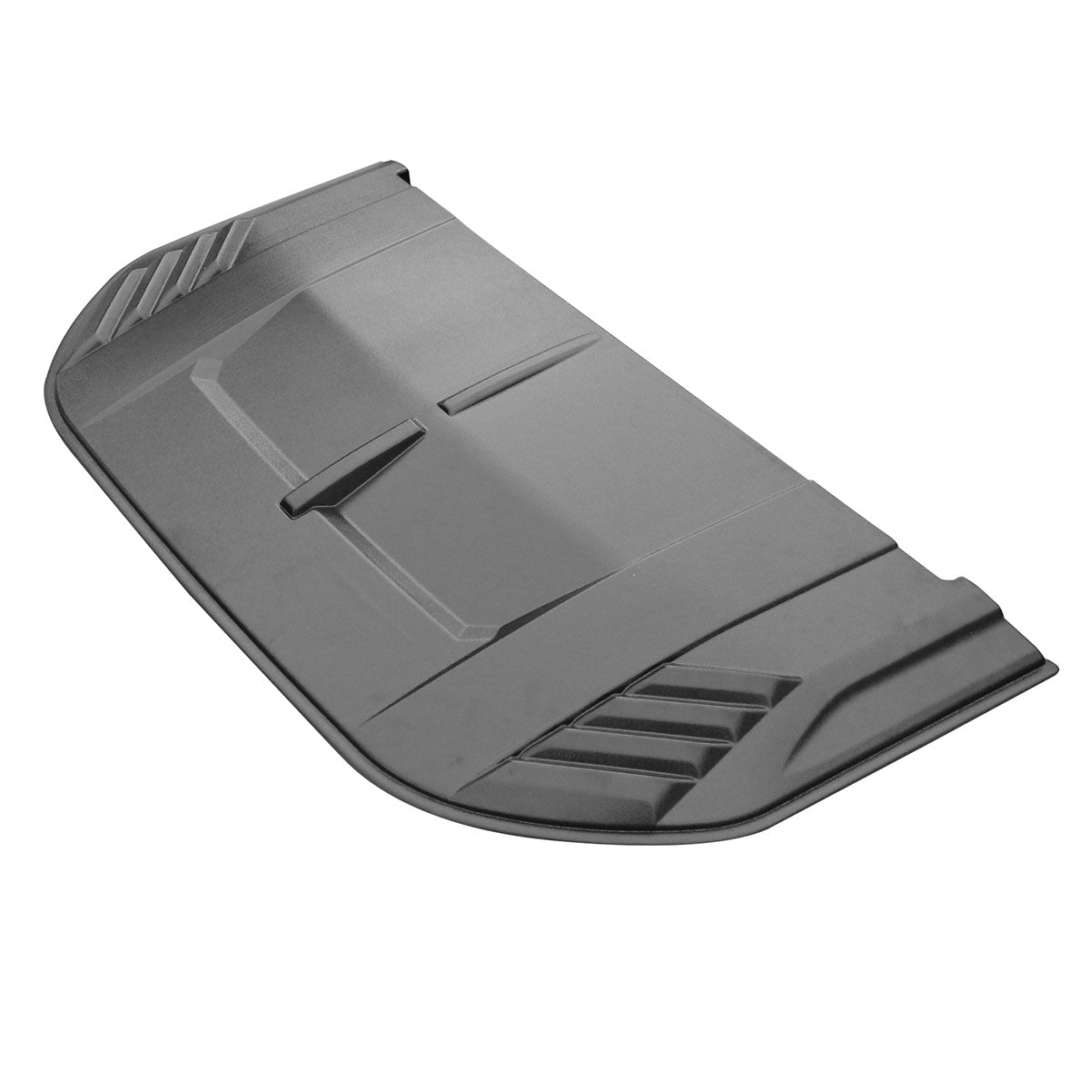 2021-2025 Ford Bronco Sanded Black Front Hood Bonnet Cover Trim ABS