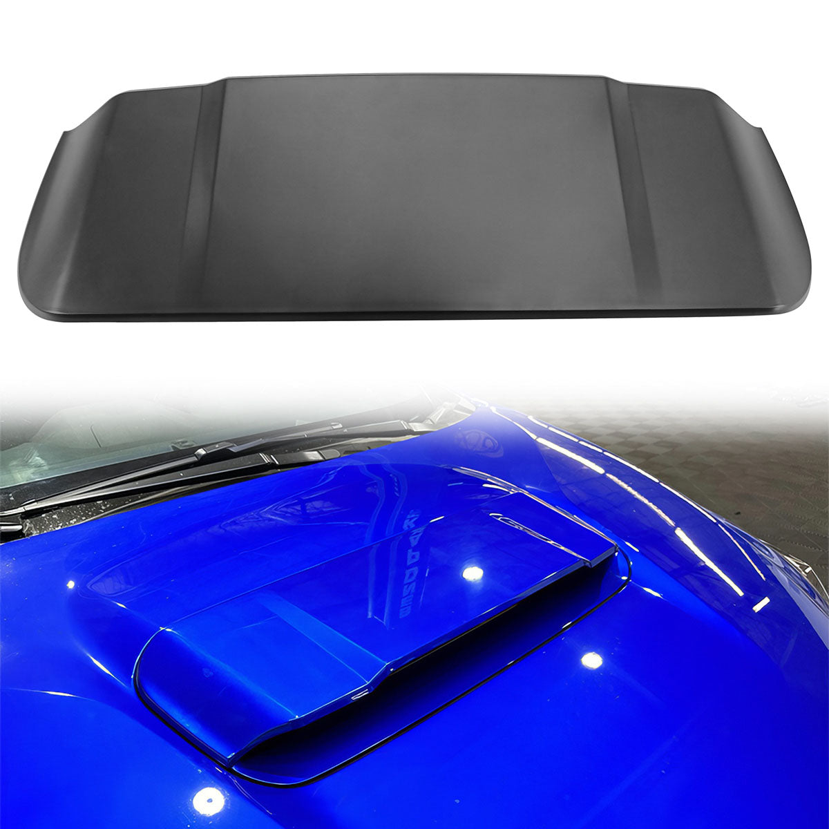 2022-2025 Subaru WRX D Style Unpainted Black Front Hood Bonnet Cover