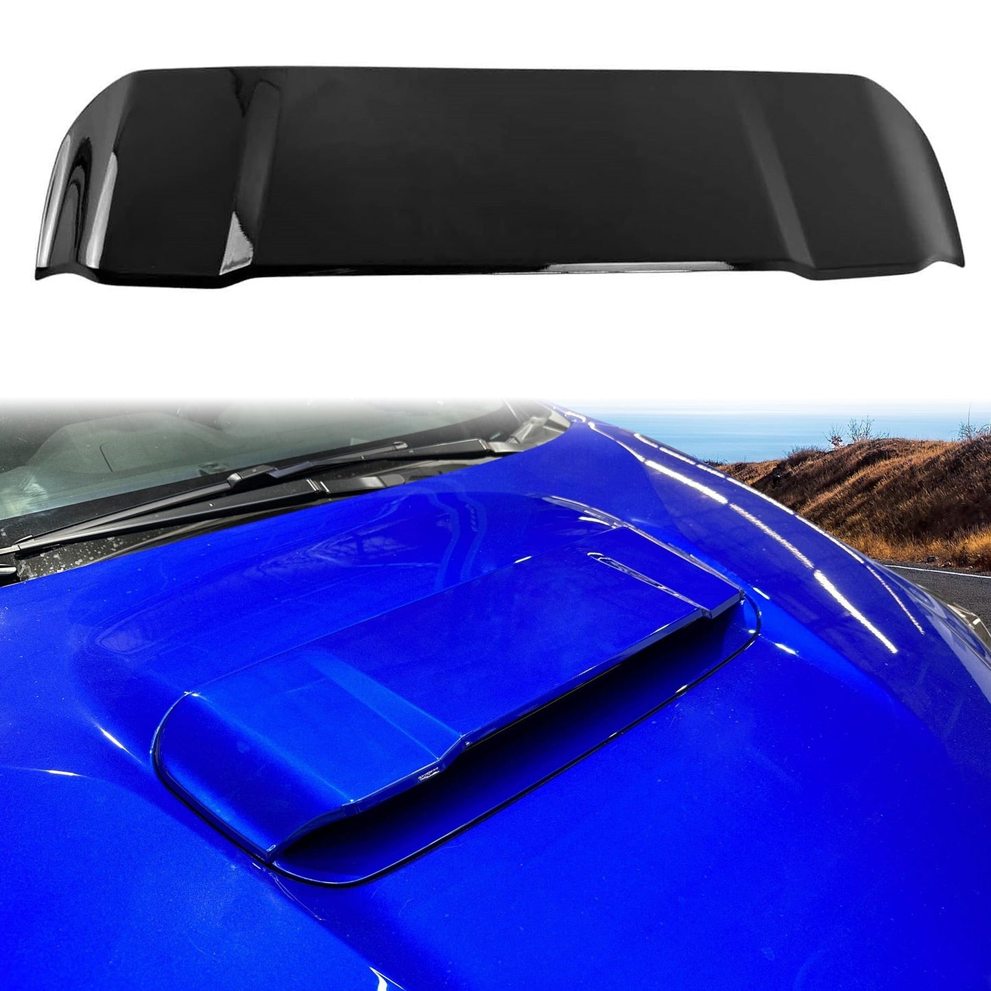 2022-2024 Subaru WRX D Style #D4S Crystal Black Silica Pearl Hood Vent