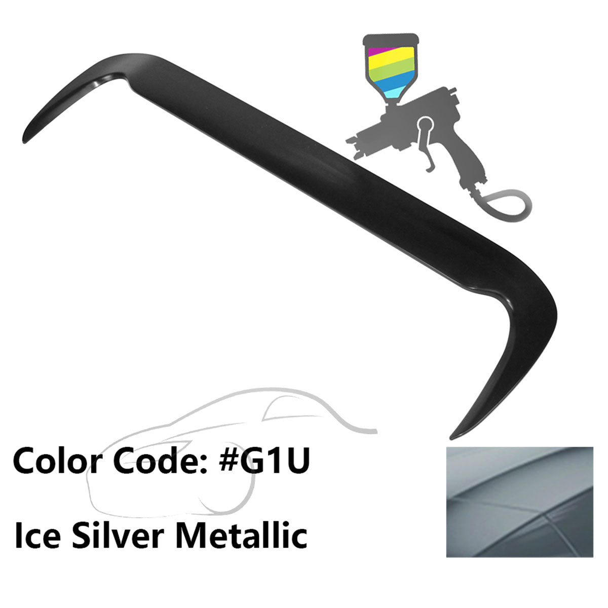 2015-2021 Subaru WRX D Style Painted #G1U Front Hood Bonnet Cover