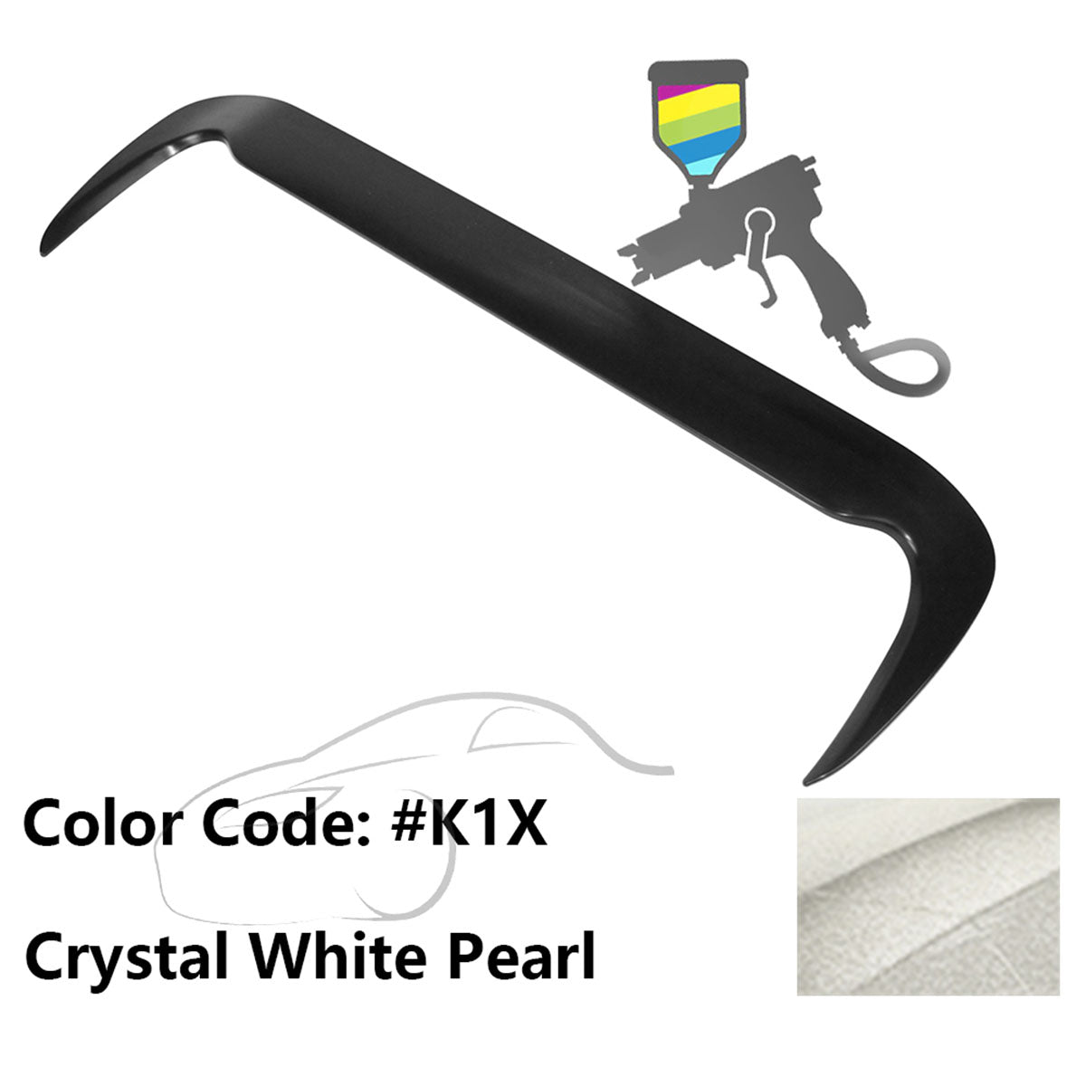 2015-2021 Subaru WRX D Style Painted #K1X Front Hood Bonnet Cover