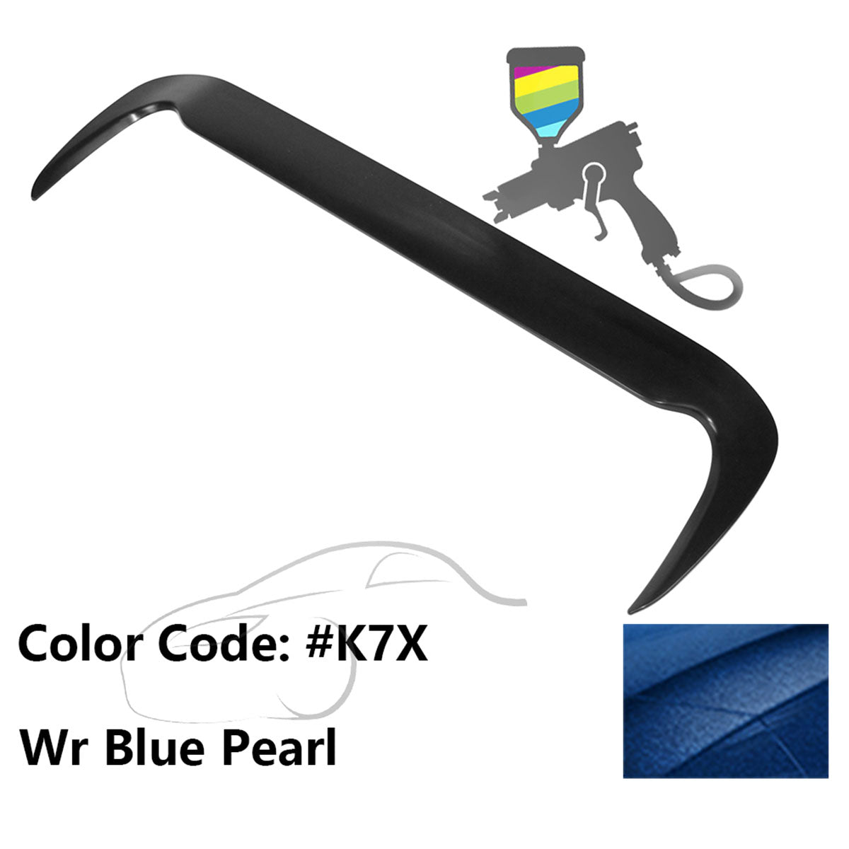 2015-2021 Subaru WRX D Style Painted #K7X Front Hood Bonnet Cover