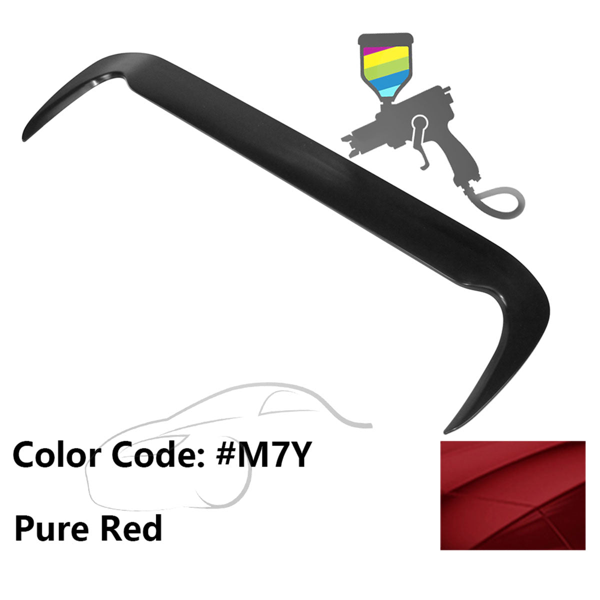 2015-2021 Subaru WRX D Style Painted #M7Y Front Hood Bonnet Cover