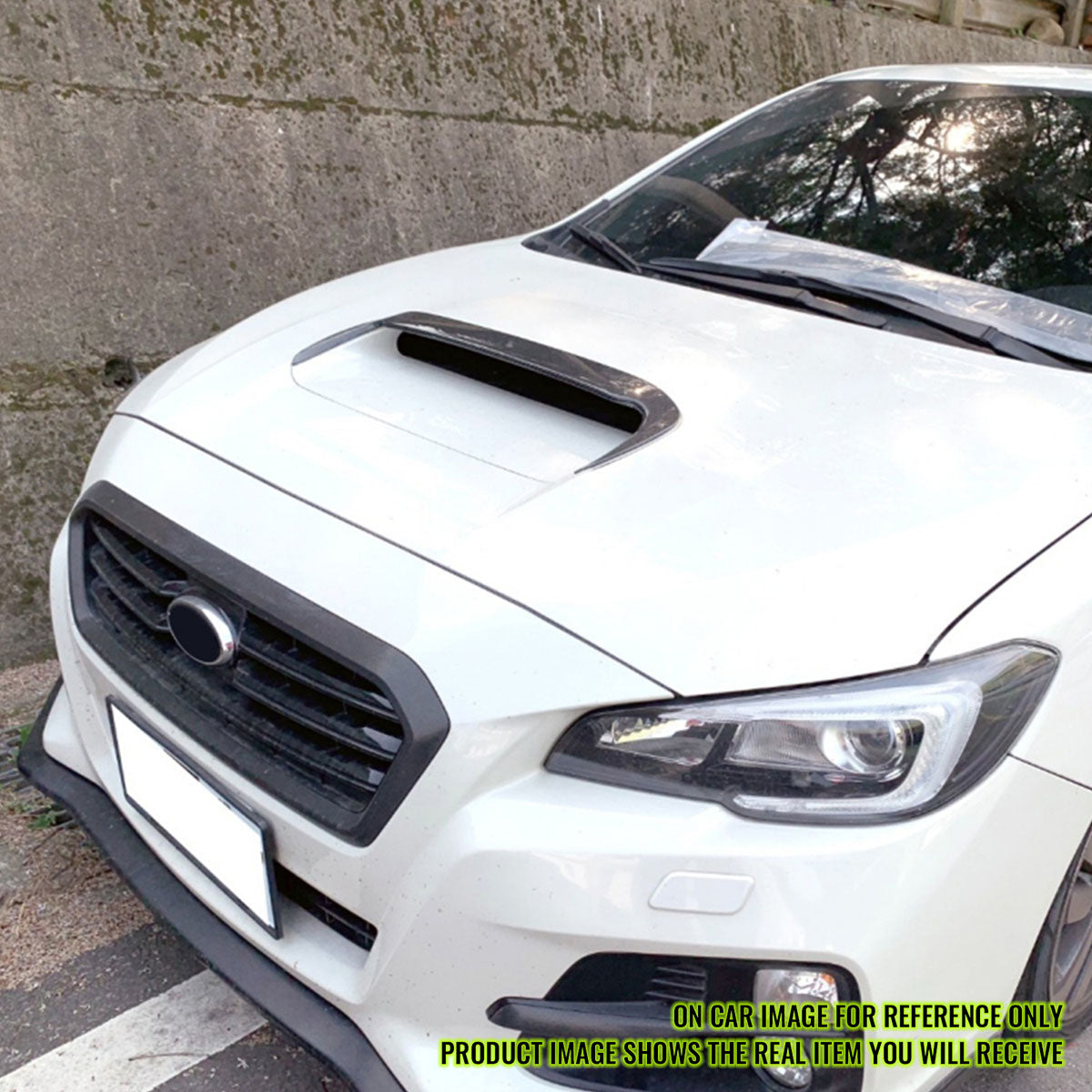 2015-2021 Subaru WRX D Style Matte Black Front Hood Bonnet Cover