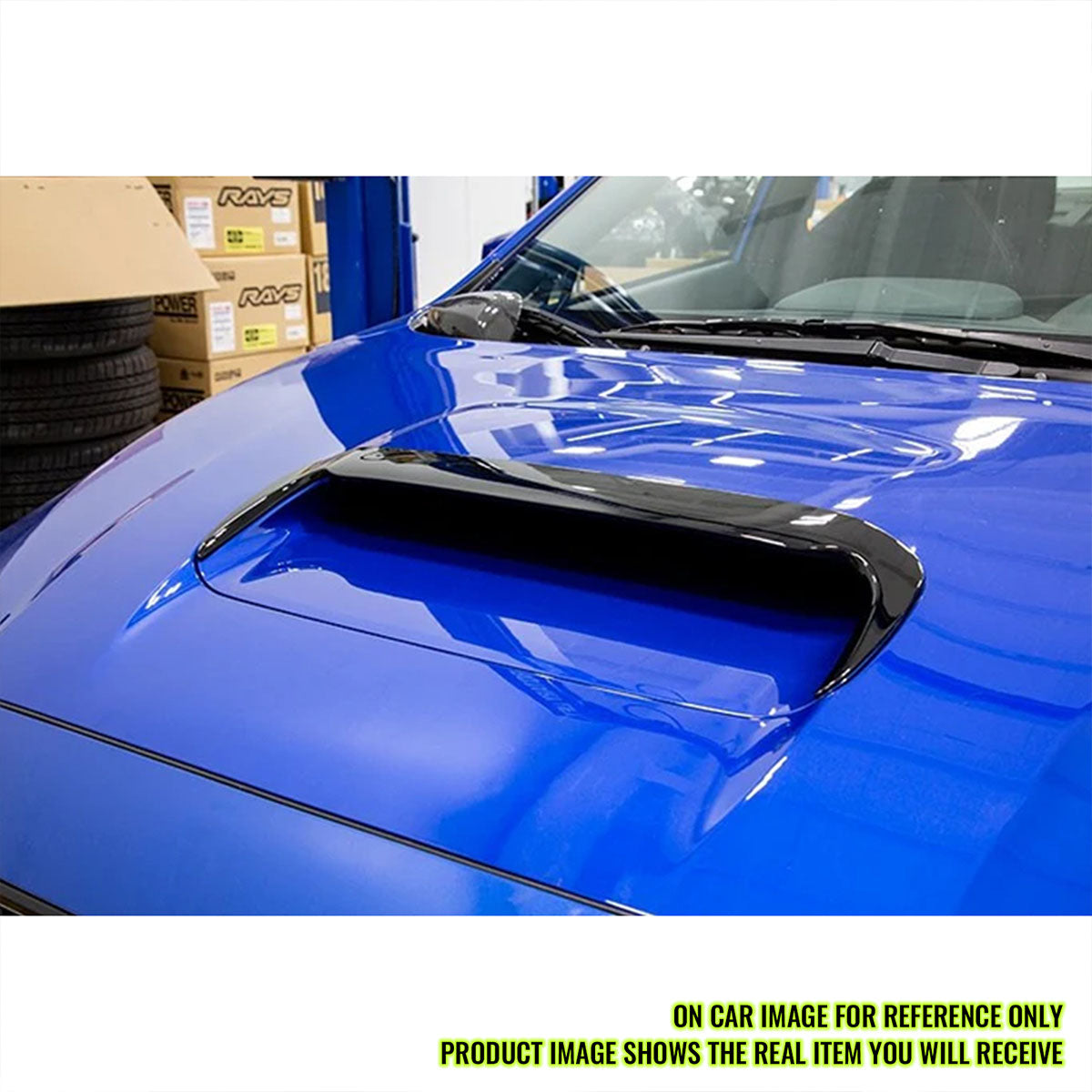 2015-2021 Subaru WRX D Style Matte Black Front Hood Bonnet Cover