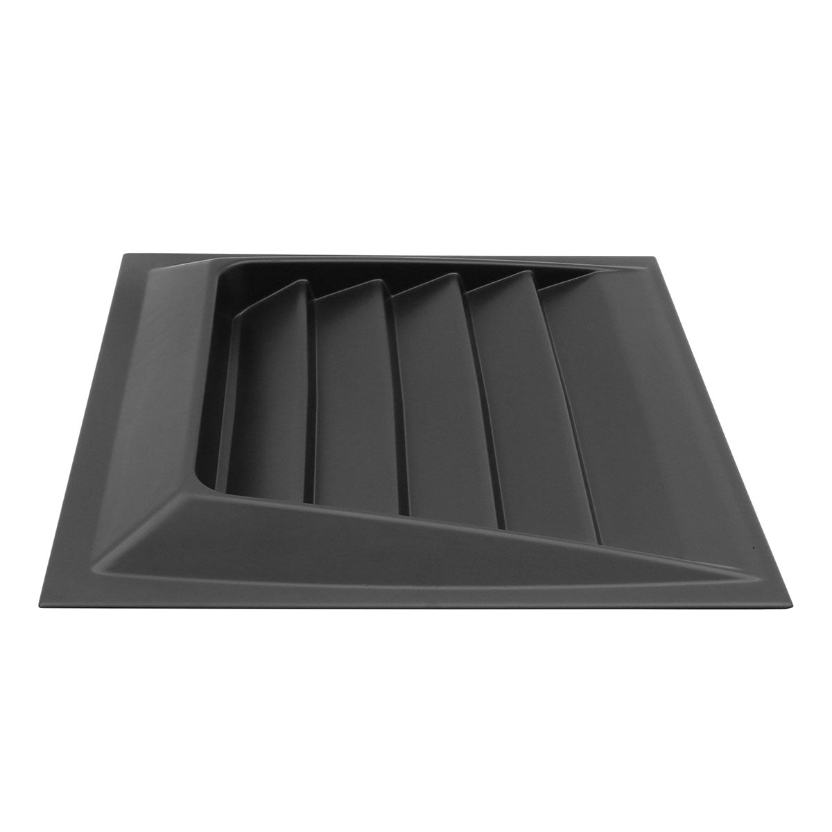 Fits Universal DMAX Style Air Flow Hood Vent Cover Primer Black ABS