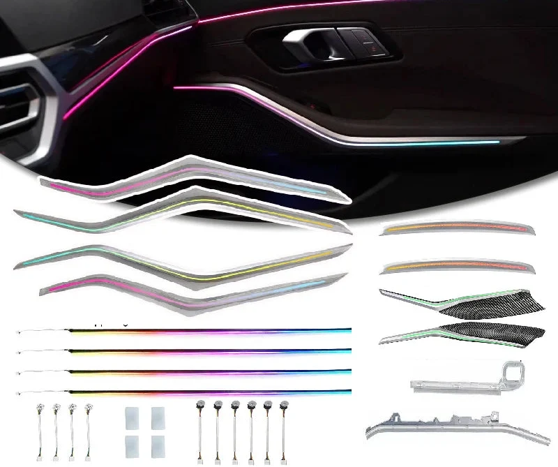 BMW 3 Series G20 / G21 / G28 Interior 64-Color LED Door Ambient Light Kit 2020 - 2025 (Replaces 34116866590)