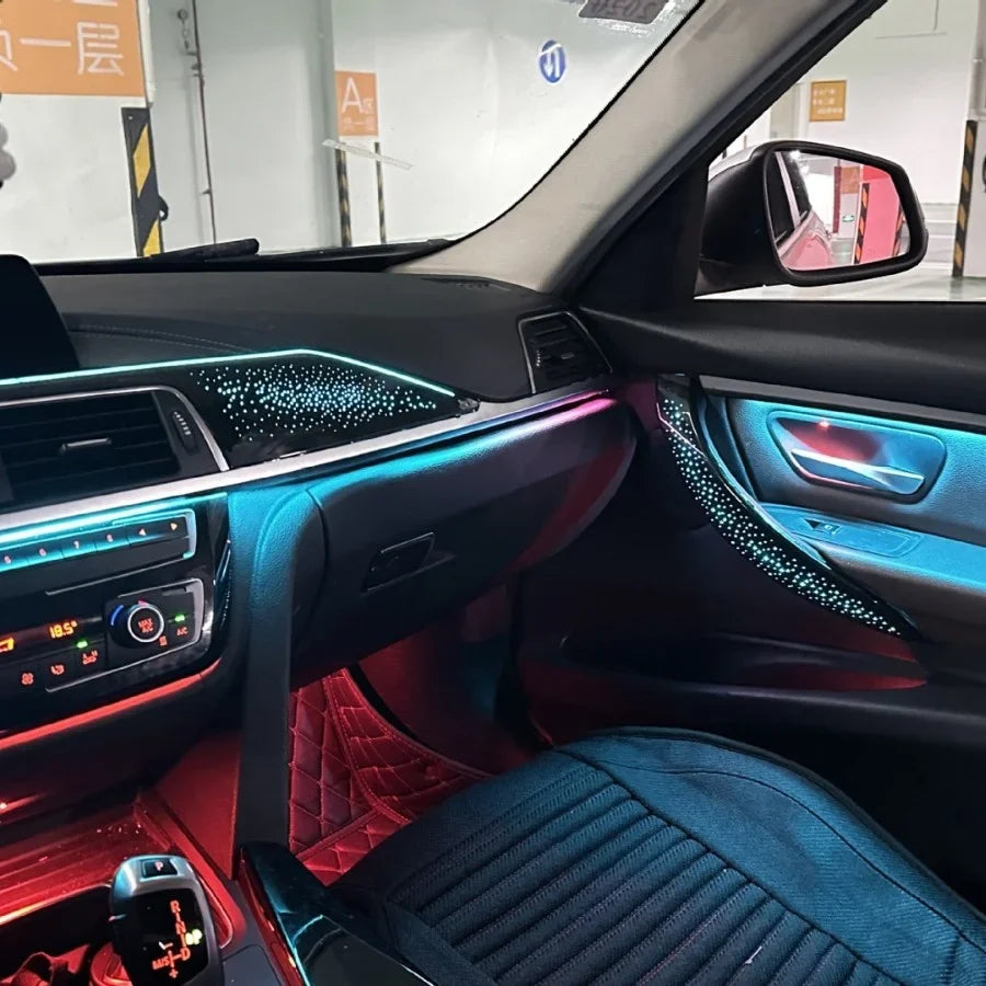 BMW 3 Series F30 / F31 / F34 / F35 / F36 Interior 64-Color LED Ambient Light Kit 2013 - 2019