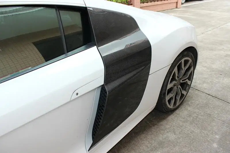 Audi R8 V8 / V10 Coupe Carbon Fiber Door Side Panel Blades 2008 - 2015