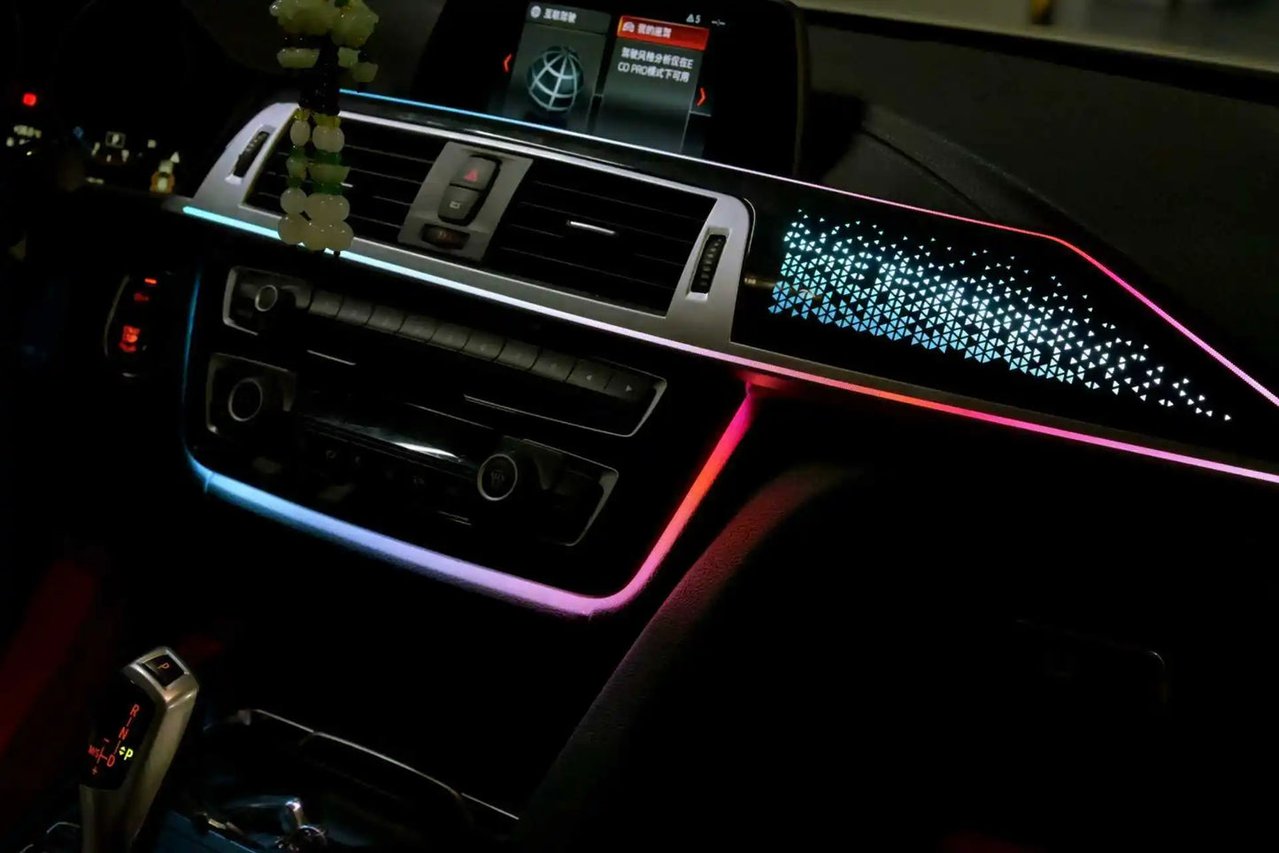 BMW 3 Series F30 / F31 / F34 / F35 / F36 Interior 64-Color LED Ambient Light Kit 2013 - 2019