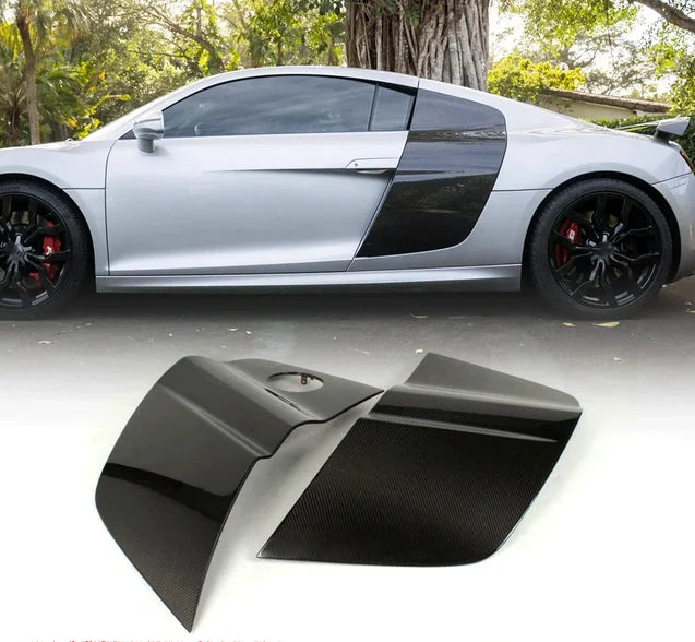 Audi R8 V8 / V10 Coupe Carbon Fiber Door Side Panel Blades 2008 - 2015