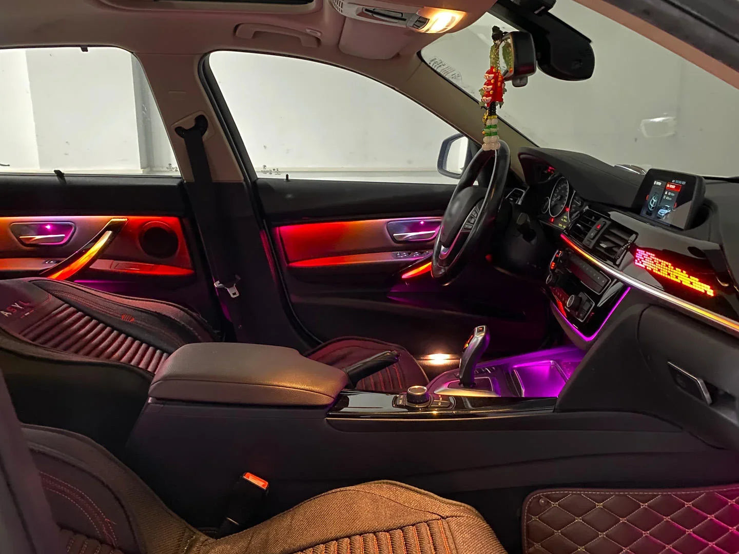 BMW 3 Series F30 / F31 / F34 / F35 / 3GT & 4 Series F36 Gran Coupe Interior 64-Color Dynamic LED Ambient Light Kit 2013 - 2019