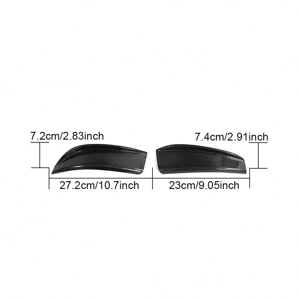 Carbon Fiber Front Bumper Canards Fins & Splitter Aprons for BMW G80 M3 G82 G83 M4 2021-2023