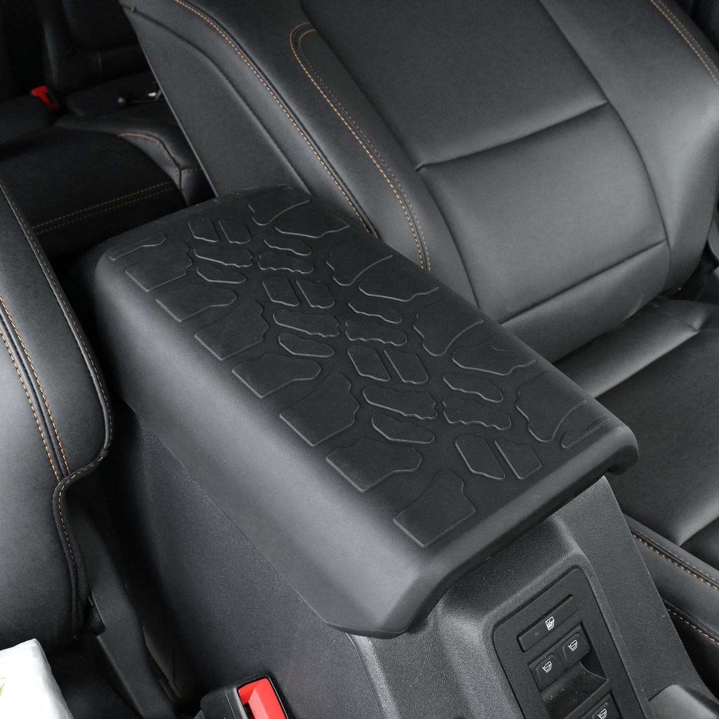 2021-2025 Ford Bronco 2/4 Door Black TPE Center Console Armrest Cover